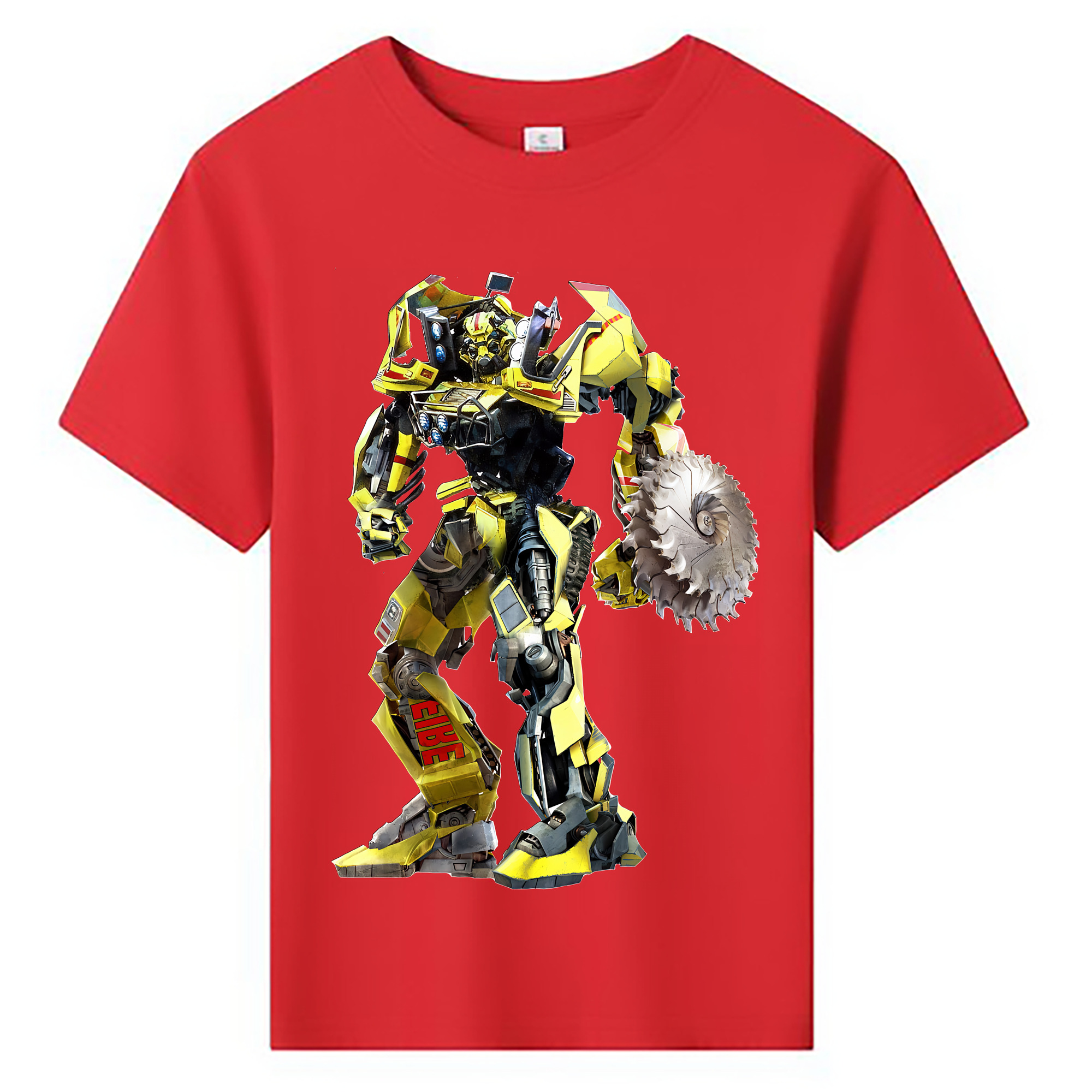 （画像用） Transformers トランスフォーマー 綿100％キッズTシャツ（フロントプリント）