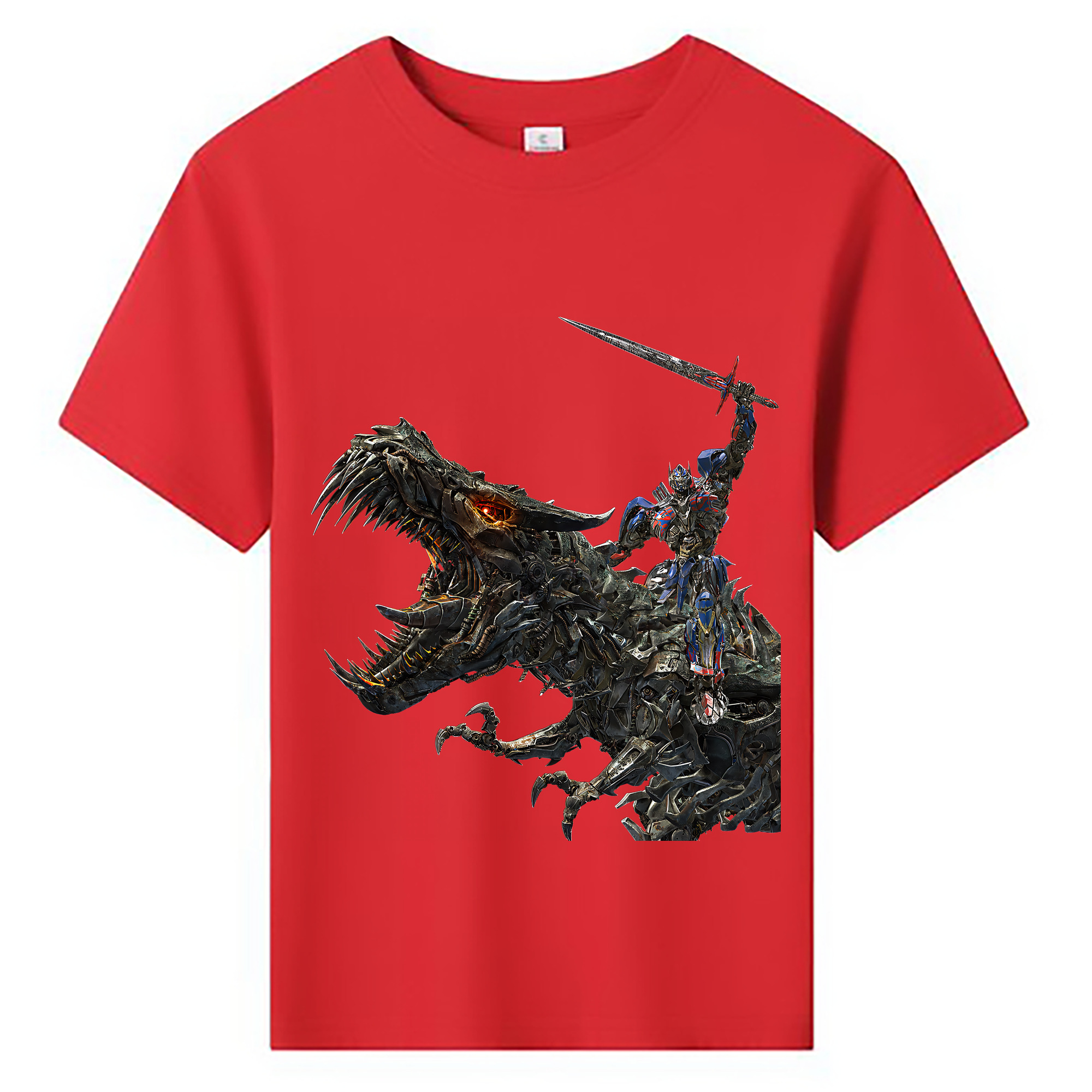 （画像用） Transformers トランスフォーマー 綿100％キッズTシャツ（フロントプリント）