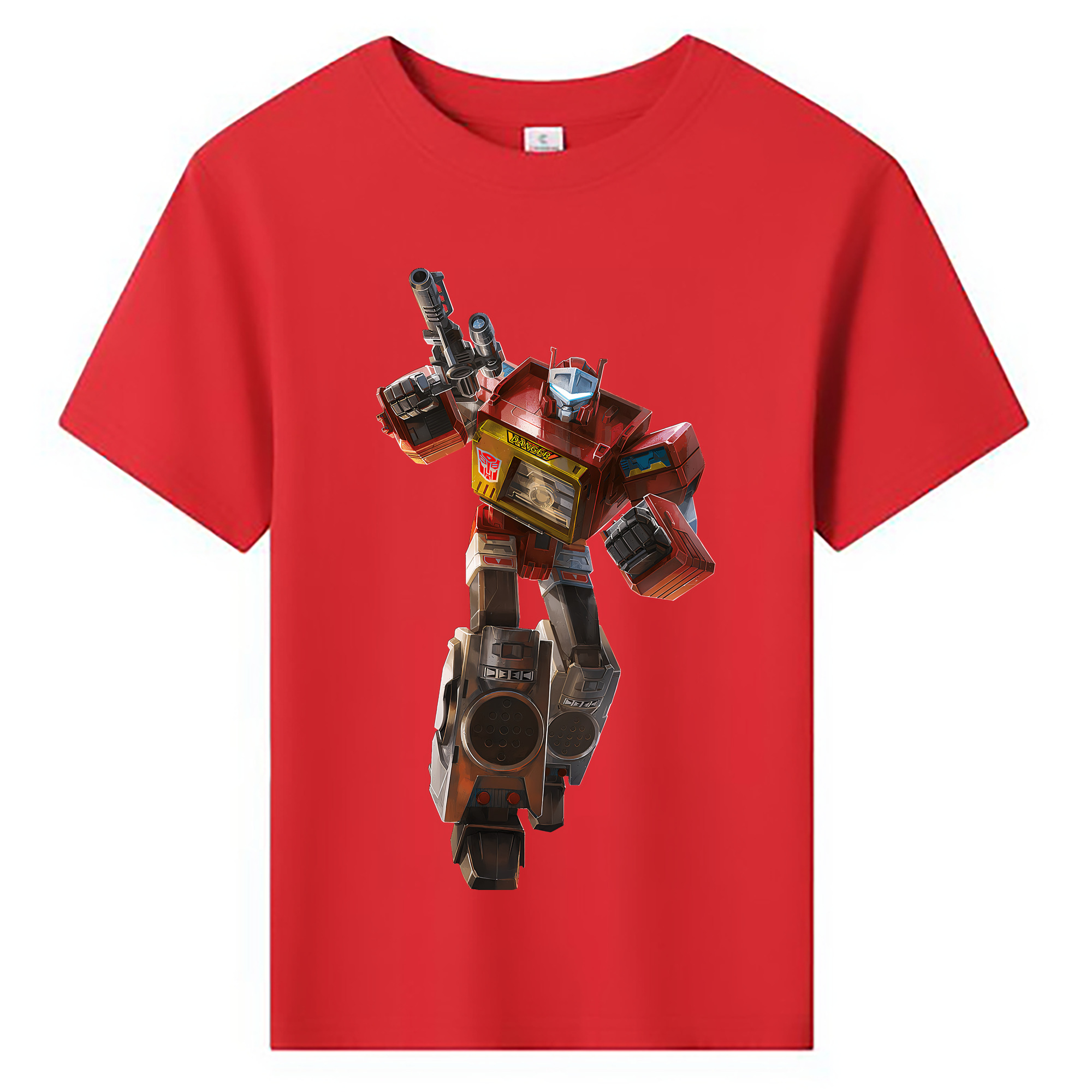 （画像用） Transformers トランスフォーマー 綿100％キッズTシャツ（フロントプリント）
