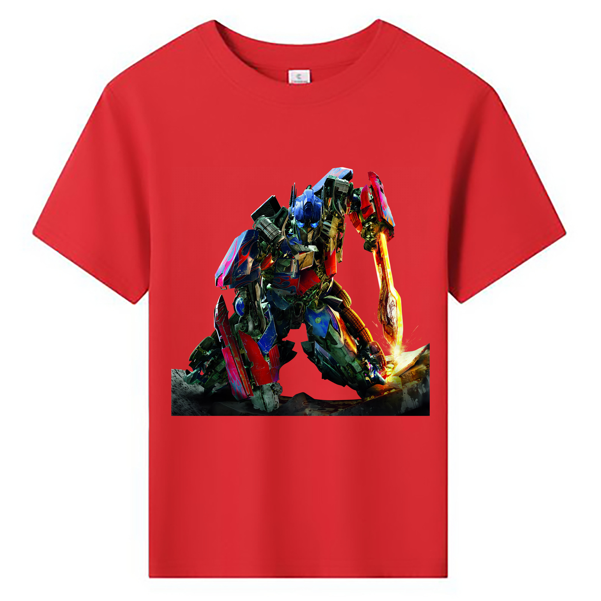 （画像用） Transformers トランスフォーマー 綿100％キッズTシャツ（フロントプリント）