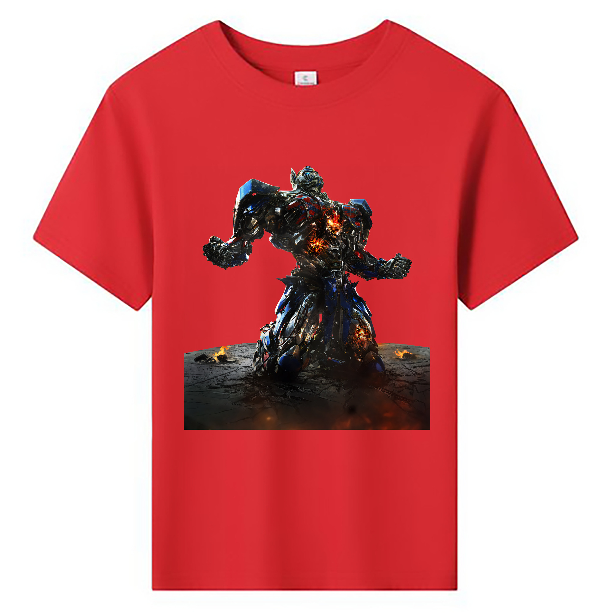 （画像用） Transformers トランスフォーマー 綿100％キッズTシャツ（フロントプリント）