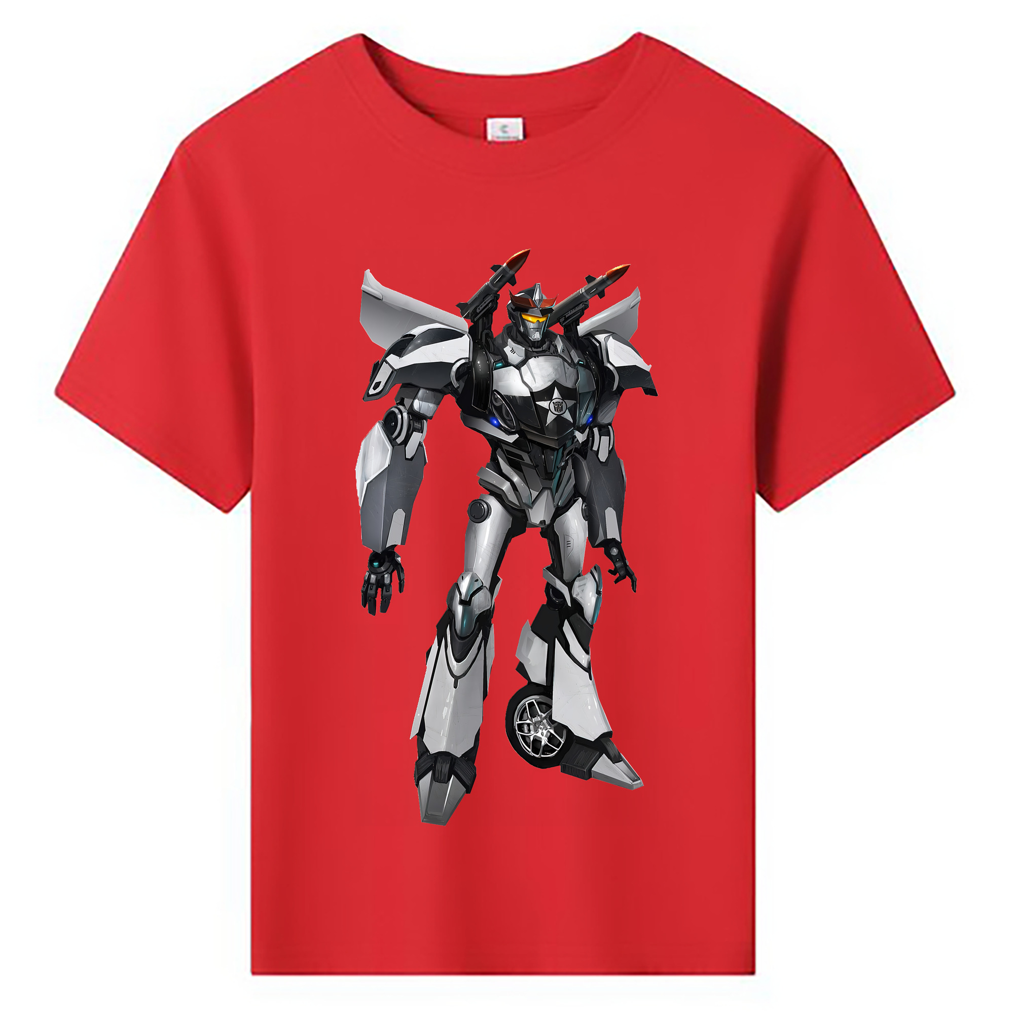 （画像用） Transformers トランスフォーマー 綿100％キッズTシャツ（フロントプリント）