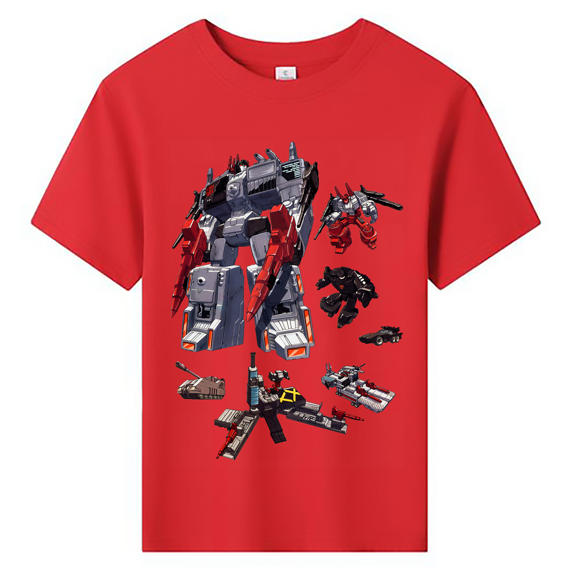 （画像用） Transformers トランスフォーマー 綿100％キッズTシャツ（フロントプリント）
