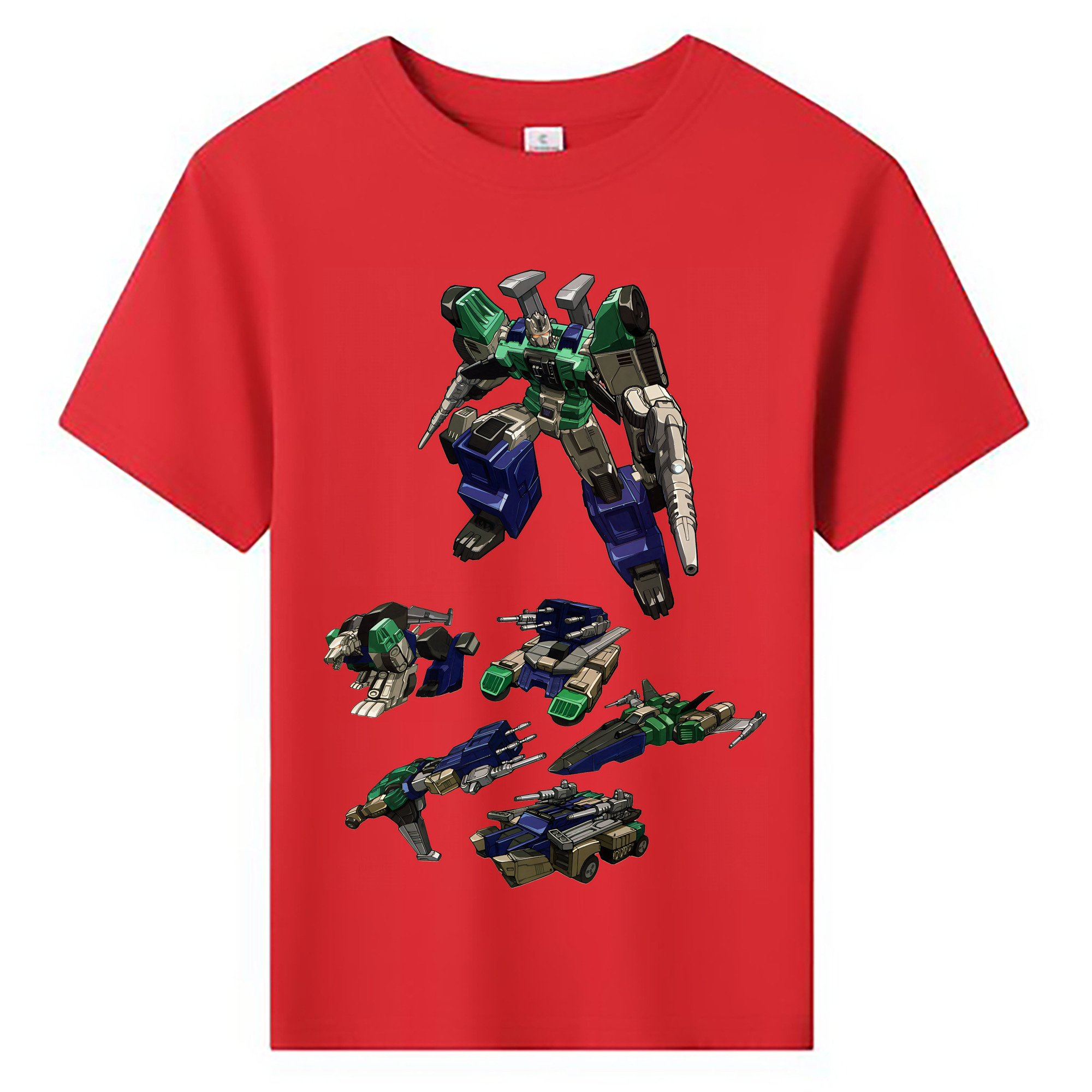 （画像用） Transformers トランスフォーマー 綿100％キッズTシャツ（フロントプリント）