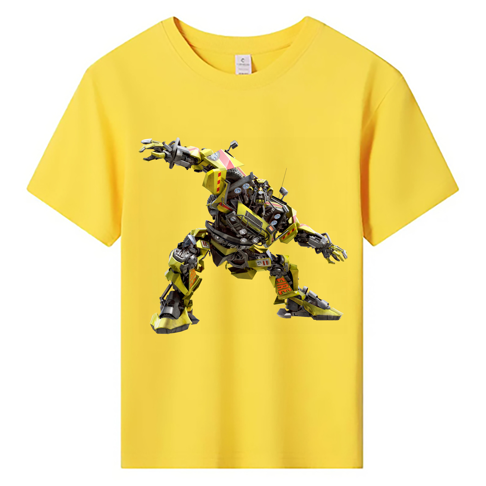 （画像用） Transformers トランスフォーマー 綿100％キッズTシャツ（フロントプリント）