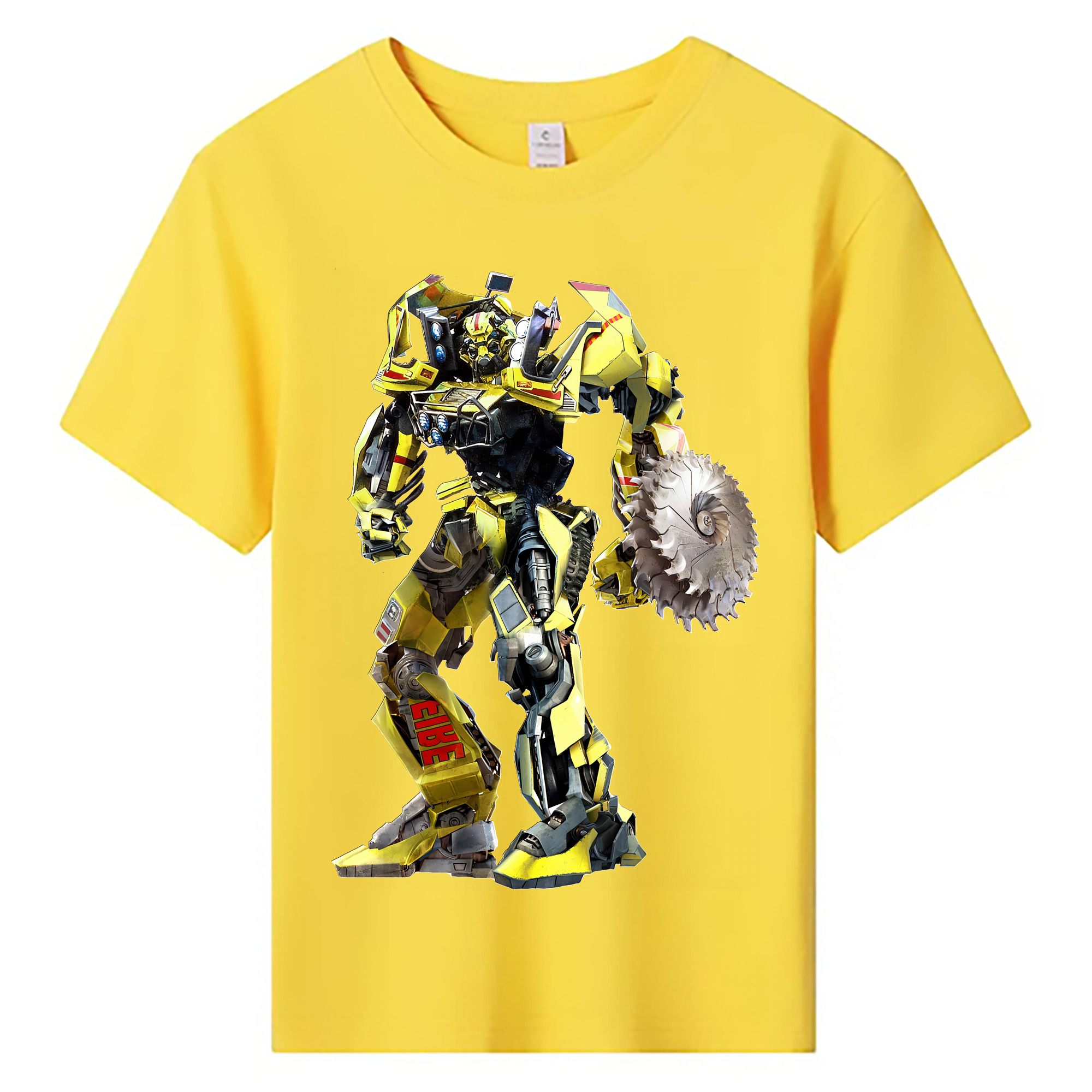 （画像用） Transformers トランスフォーマー 綿100％キッズTシャツ（フロントプリント）