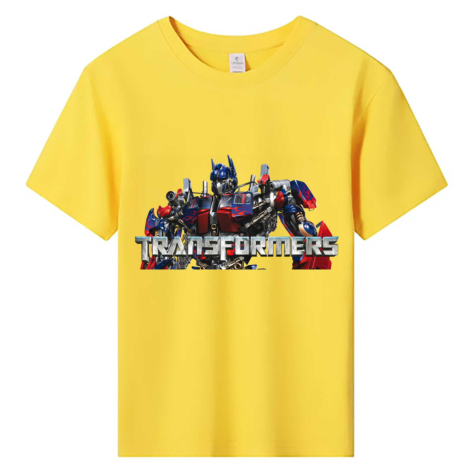 （画像用） Transformers トランスフォーマー 綿100％キッズTシャツ（フロントプリント）