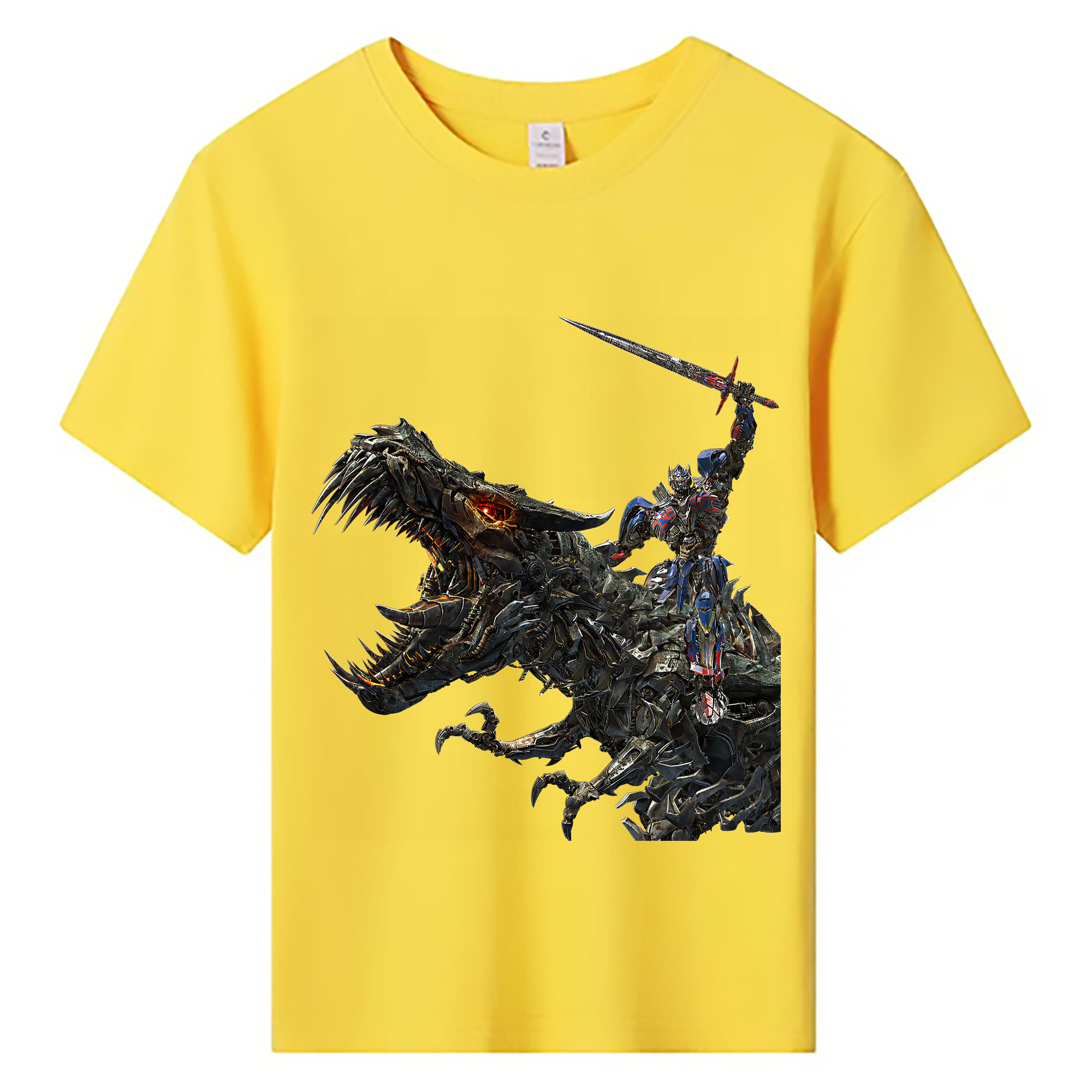 （画像用） Transformers トランスフォーマー 綿100％キッズTシャツ（フロントプリント）