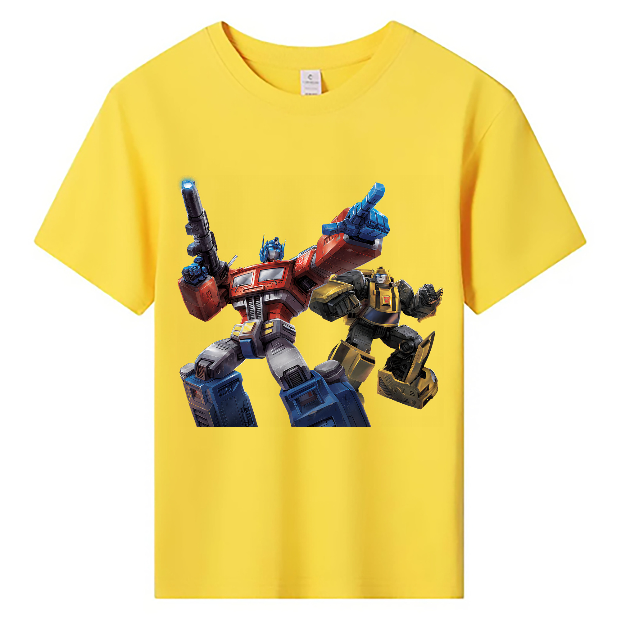 （画像用） Transformers トランスフォーマー 綿100％キッズTシャツ（フロントプリント）