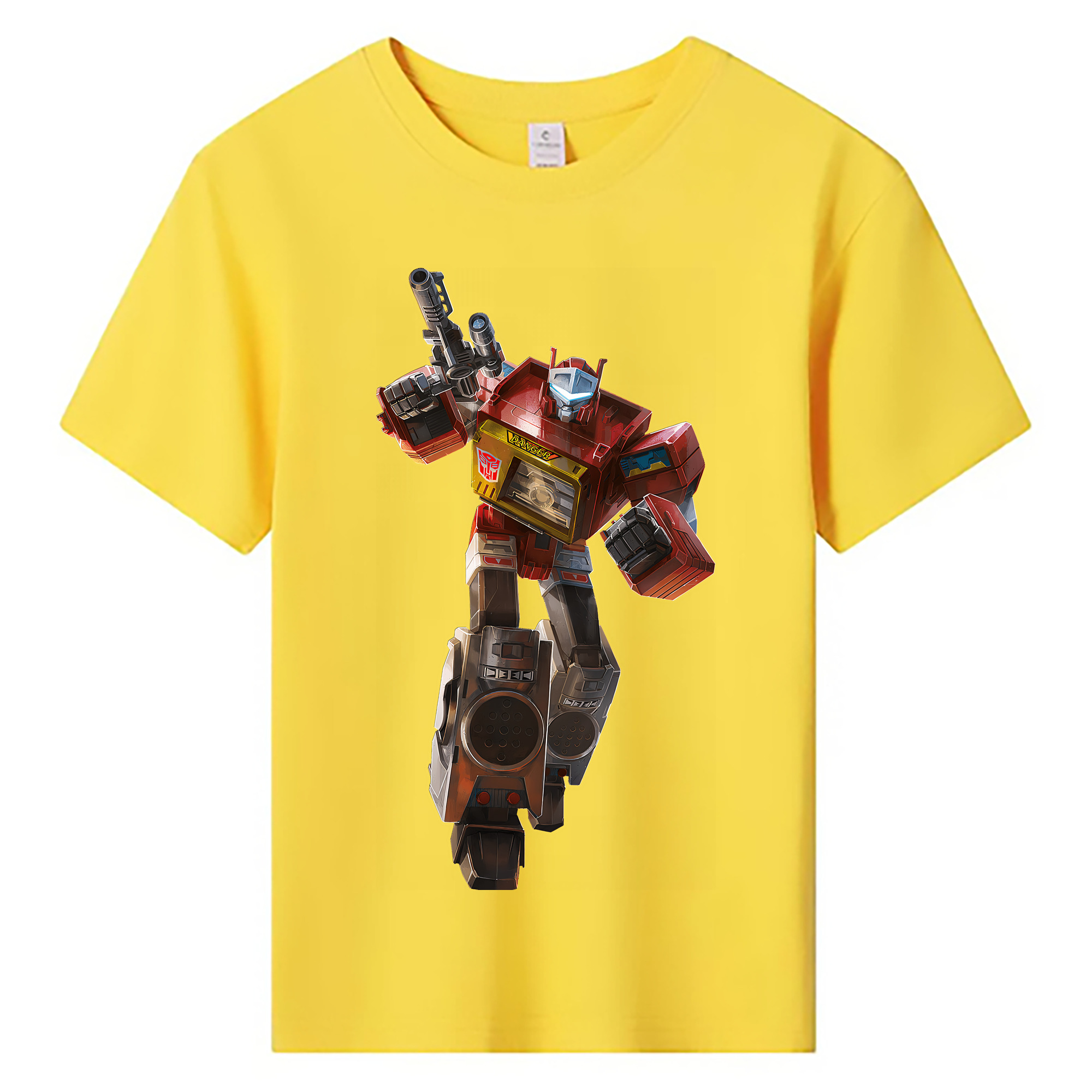 （画像用） Transformers トランスフォーマー 綿100％キッズTシャツ（フロントプリント）