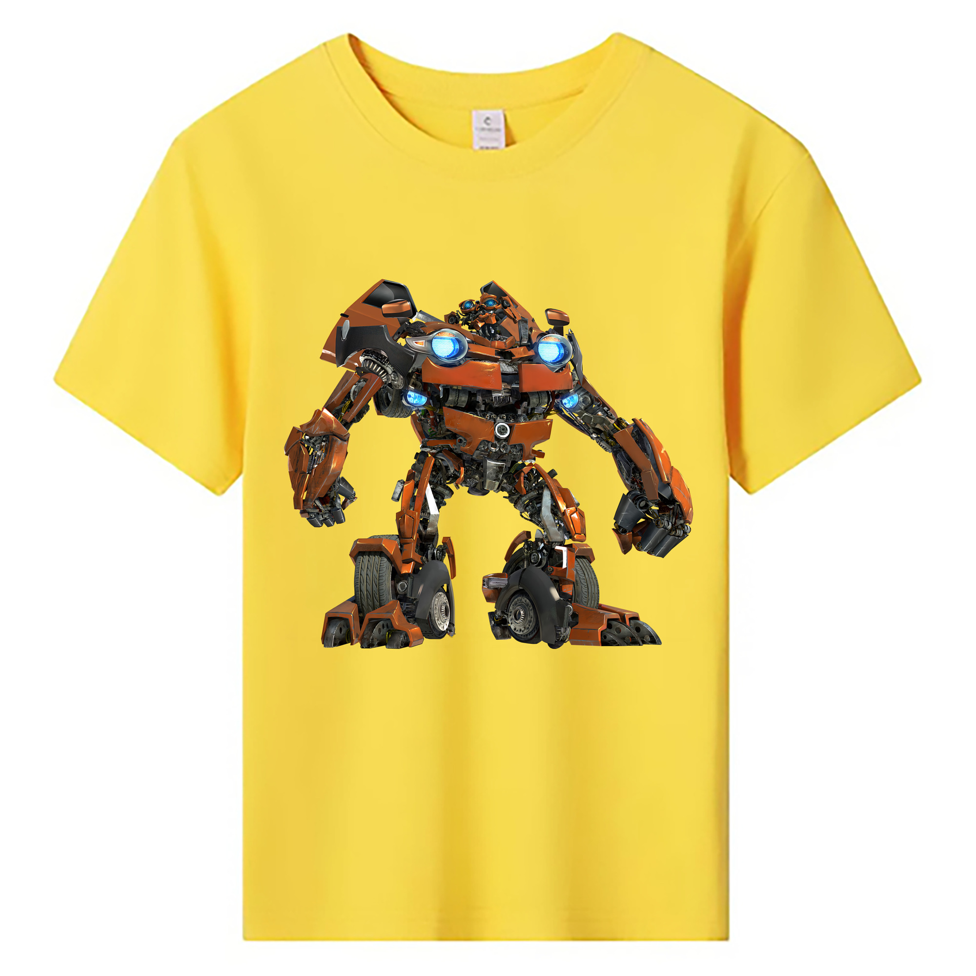 （画像用） Transformers トランスフォーマー 綿100％キッズTシャツ（フロントプリント）