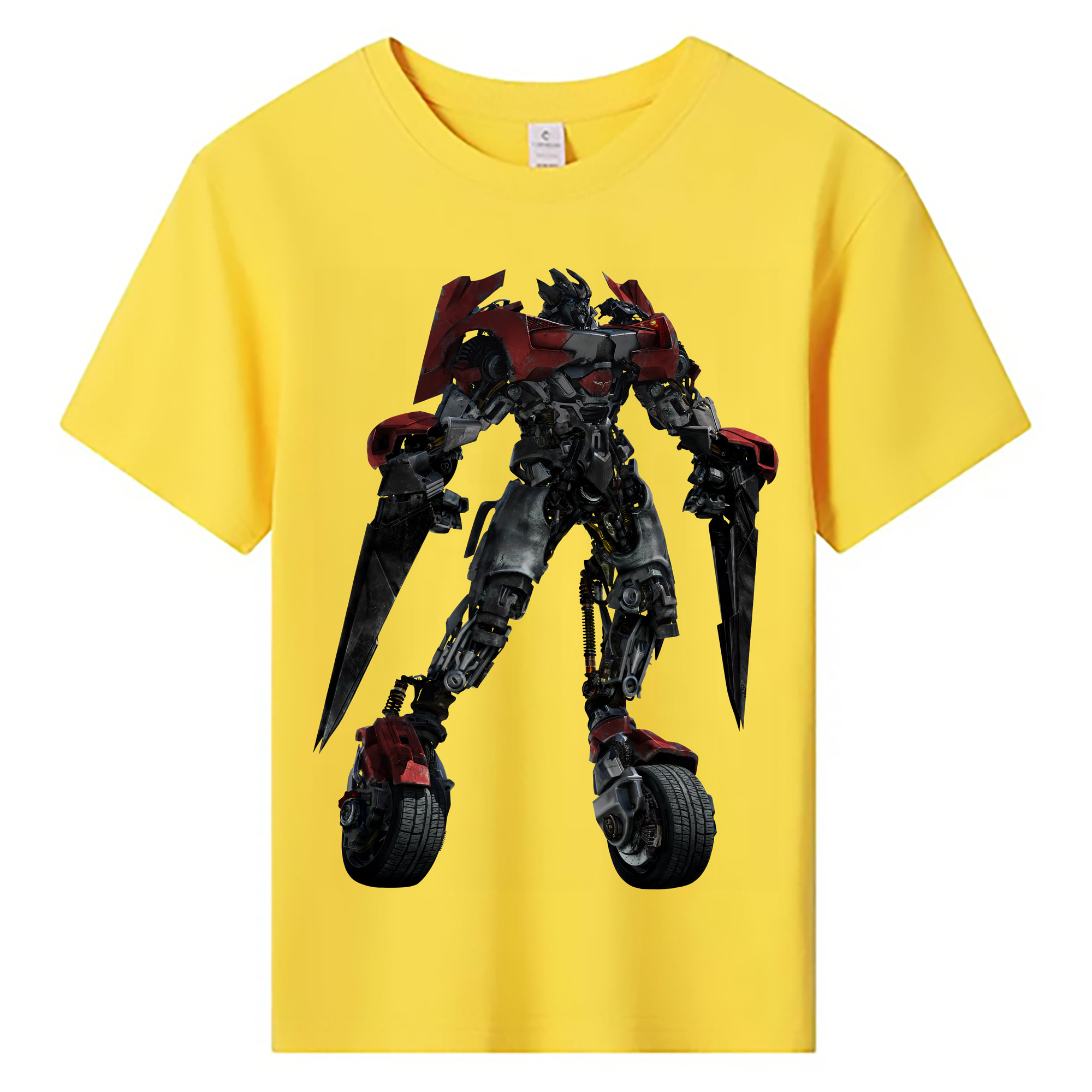 （画像用） Transformers トランスフォーマー 綿100％キッズTシャツ（フロントプリント）