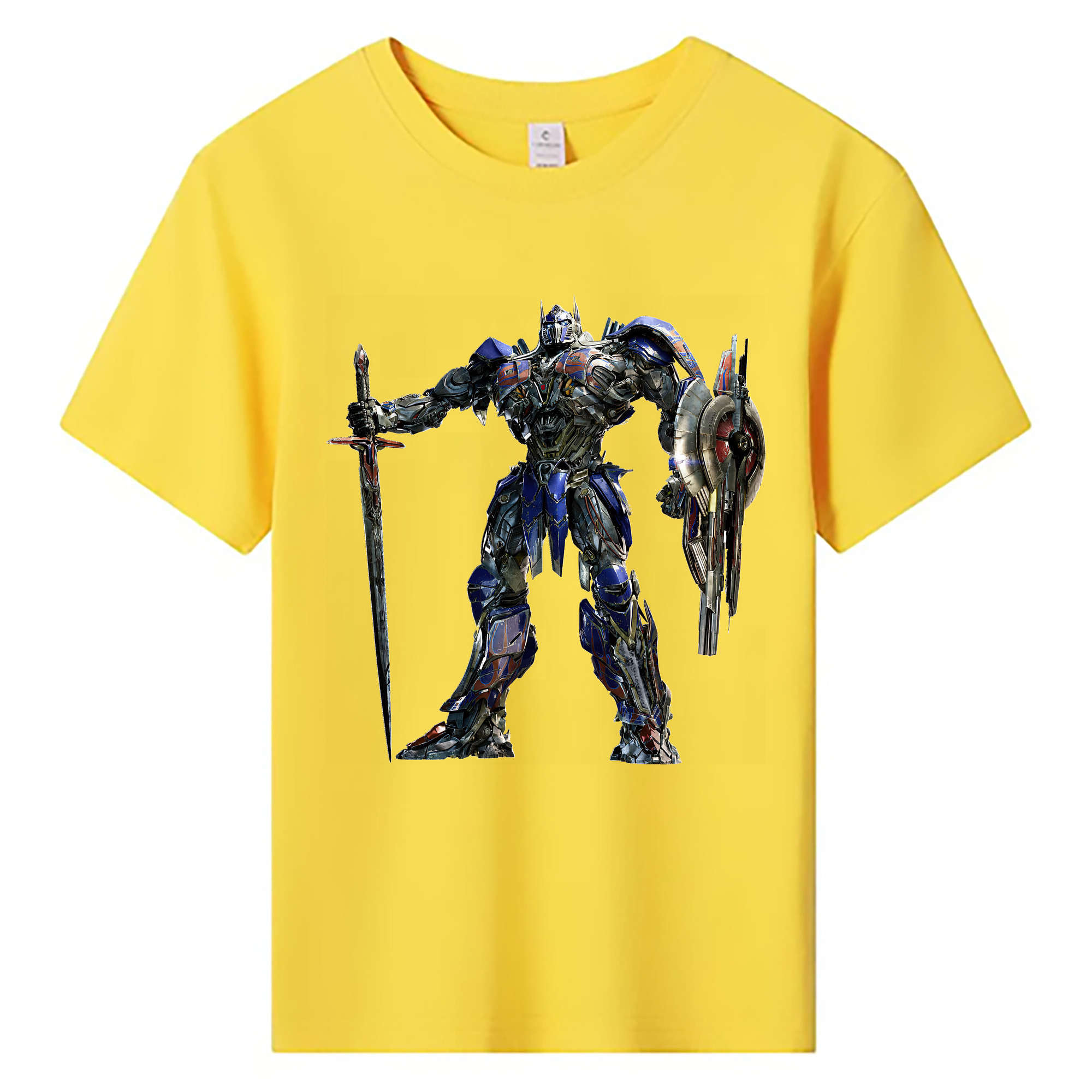 （画像用） Transformers トランスフォーマー 綿100％キッズTシャツ（フロントプリント）