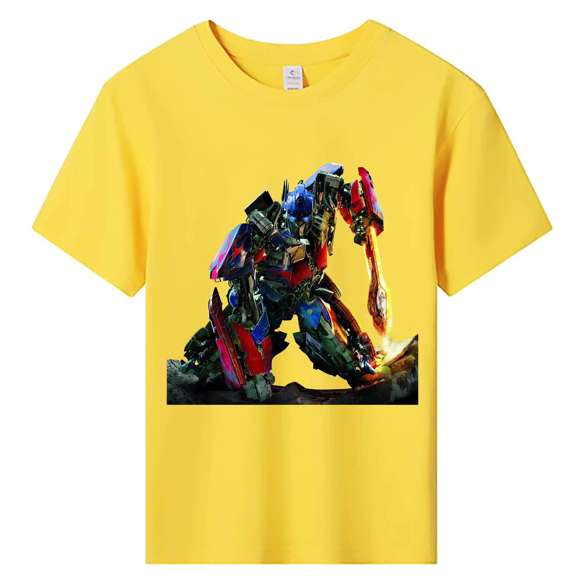 （画像用） Transformers トランスフォーマー 綿100％キッズTシャツ（フロントプリント）