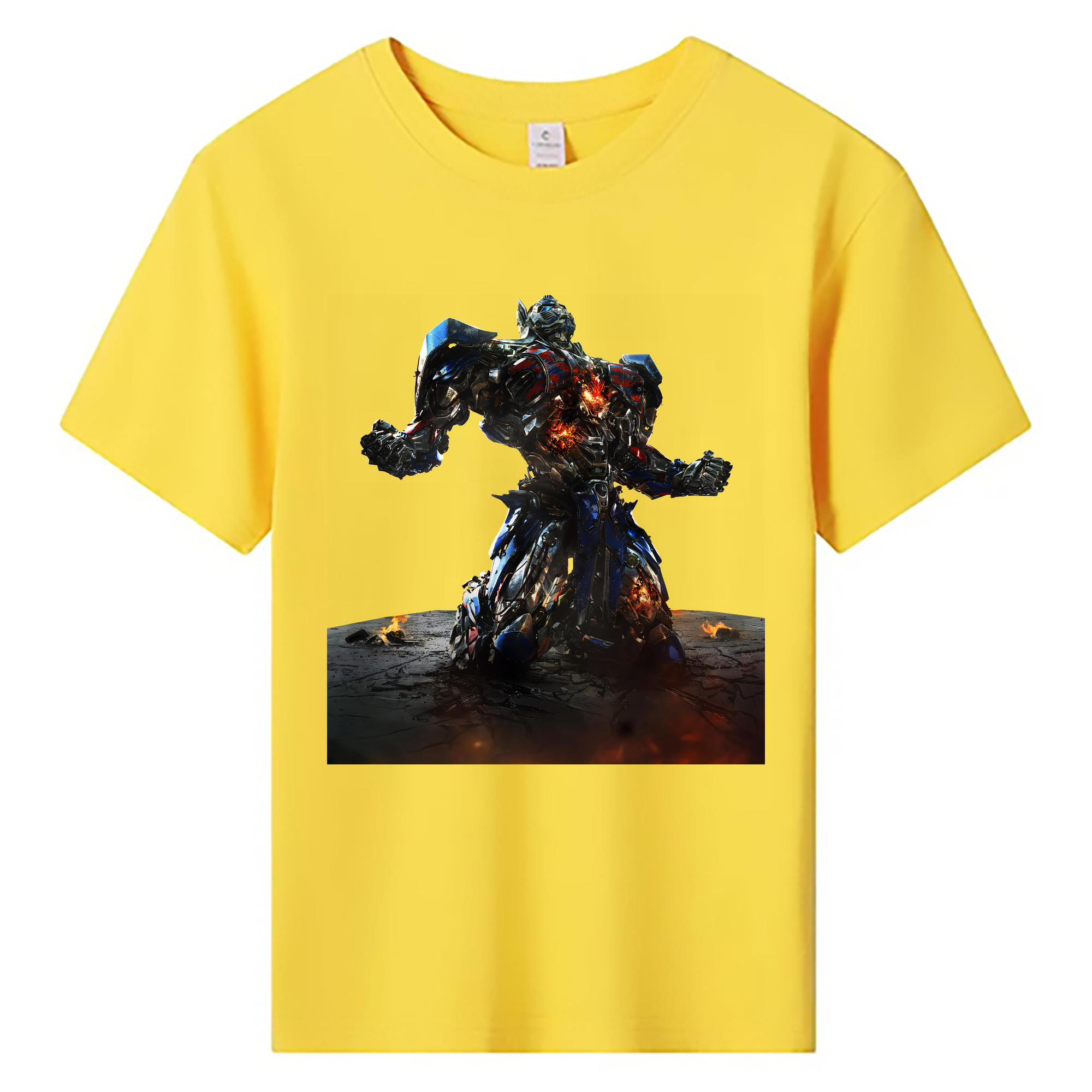 （画像用） Transformers トランスフォーマー 綿100％キッズTシャツ（フロントプリント）