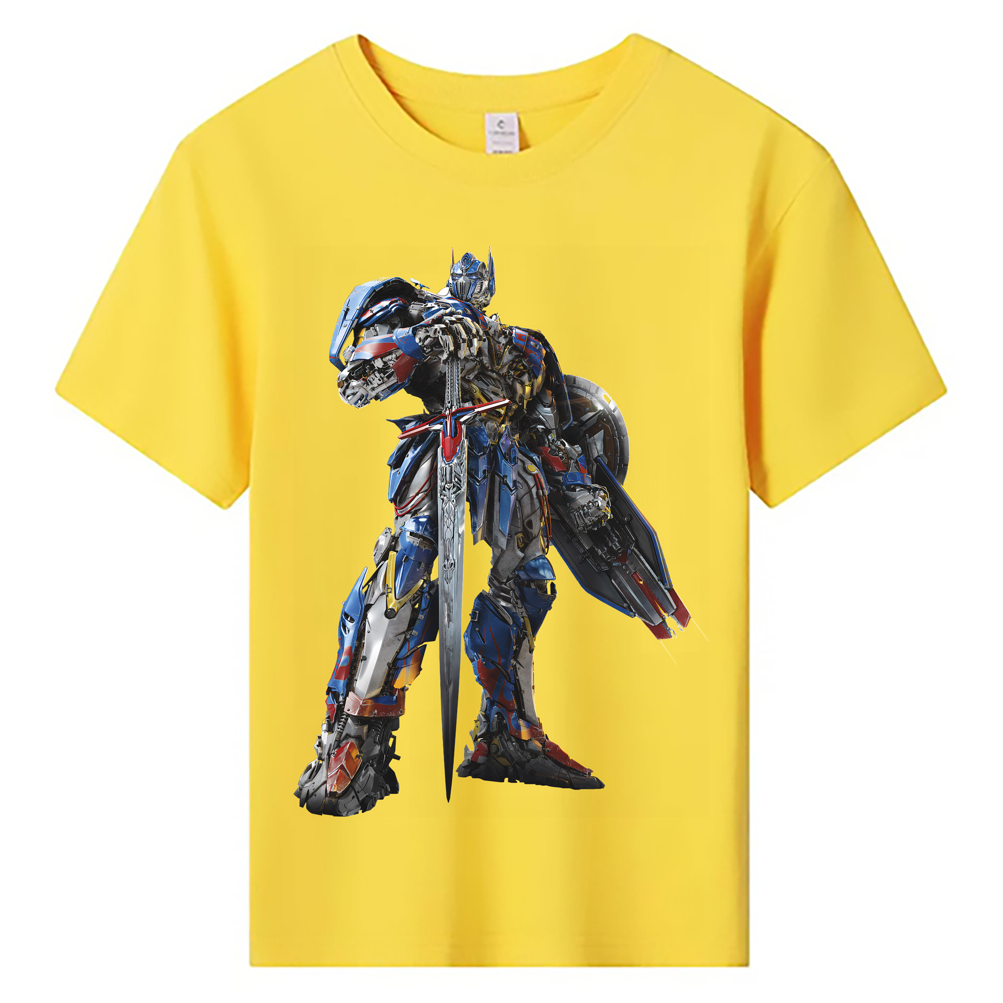 （画像用） Transformers トランスフォーマー 綿100％キッズTシャツ（フロントプリント）