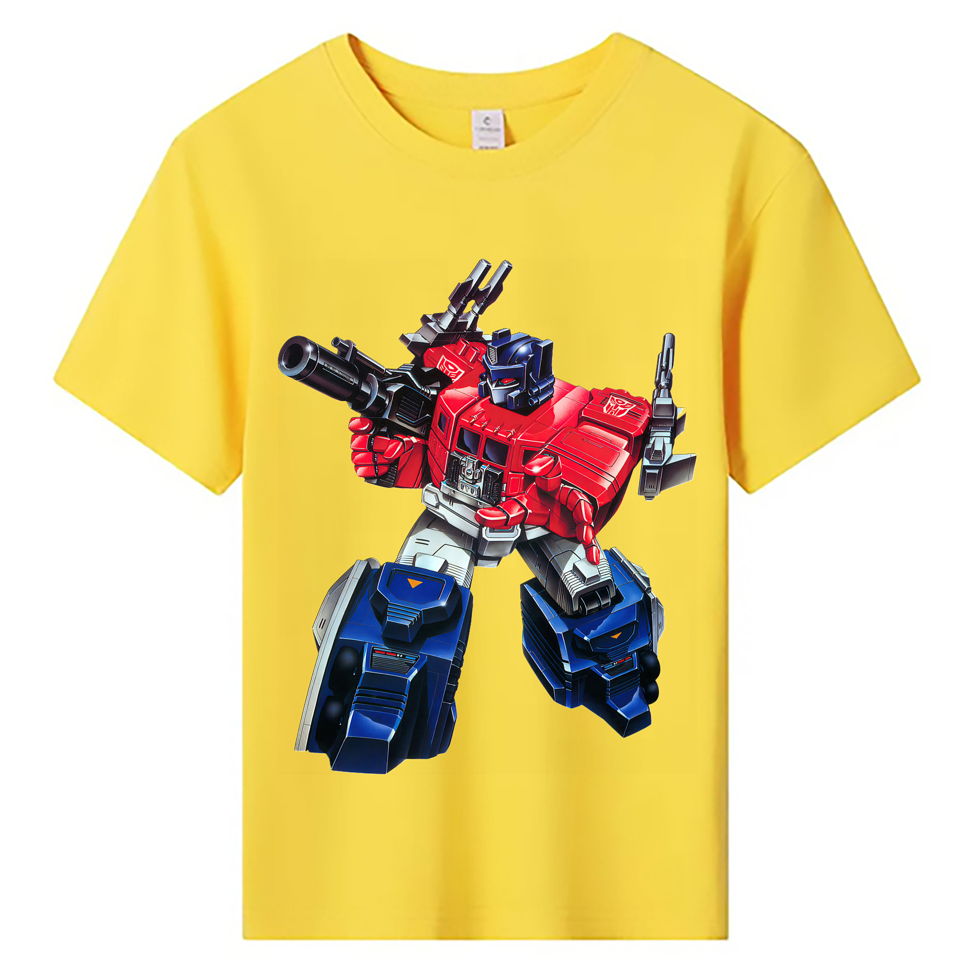 （画像用） Transformers トランスフォーマー 綿100％キッズTシャツ（フロントプリント）