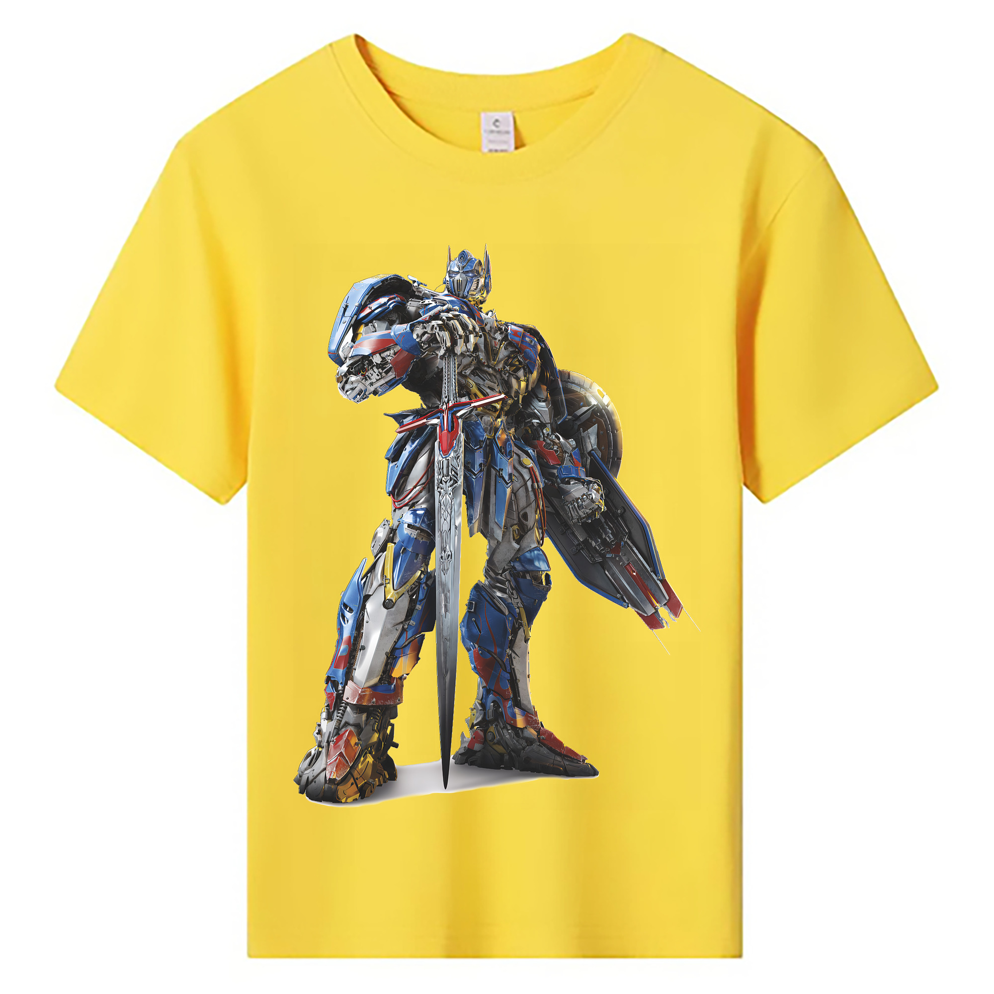 （画像用） Transformers トランスフォーマー 綿100％キッズTシャツ（フロントプリント）