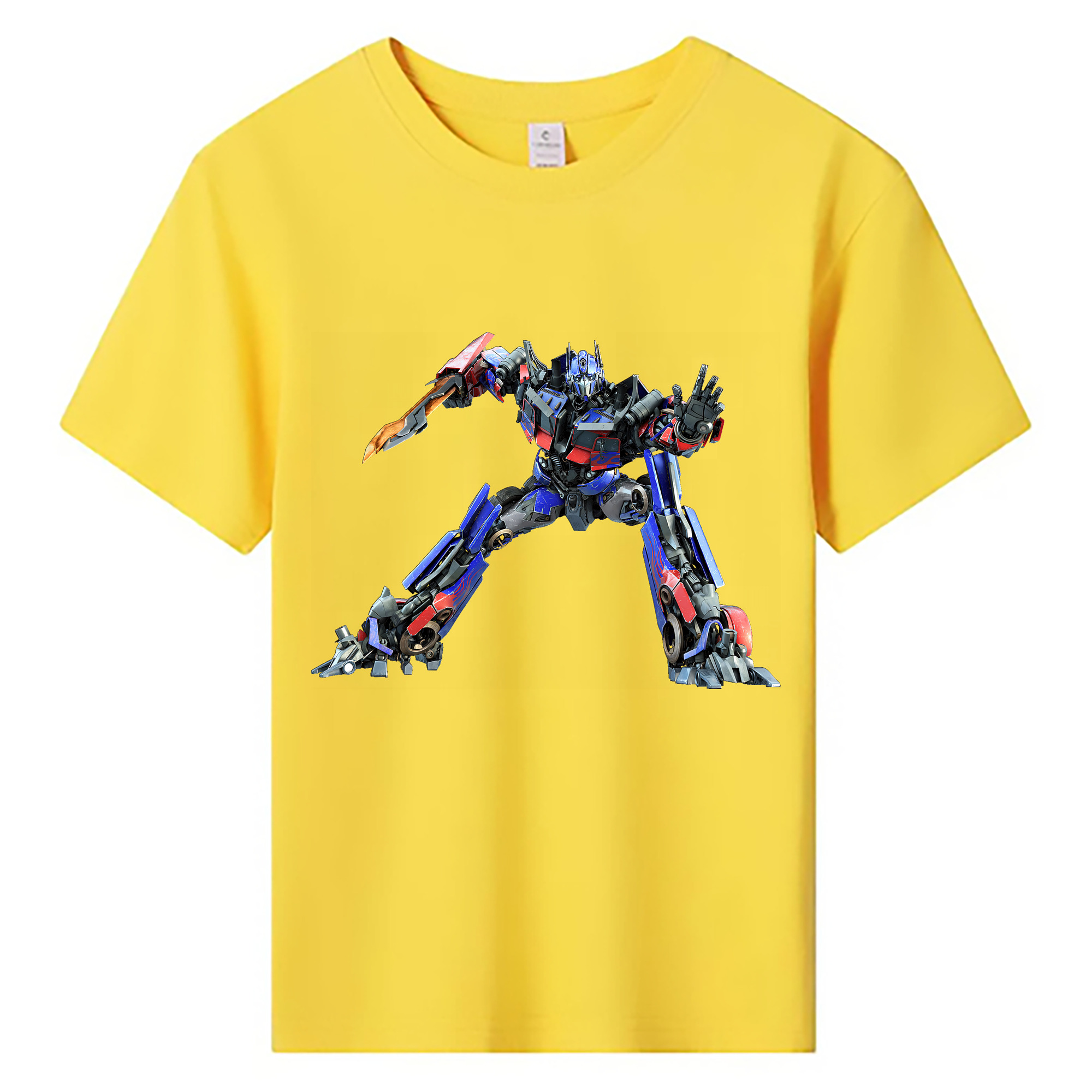 （画像用） Transformers トランスフォーマー 綿100％キッズTシャツ（フロントプリント）