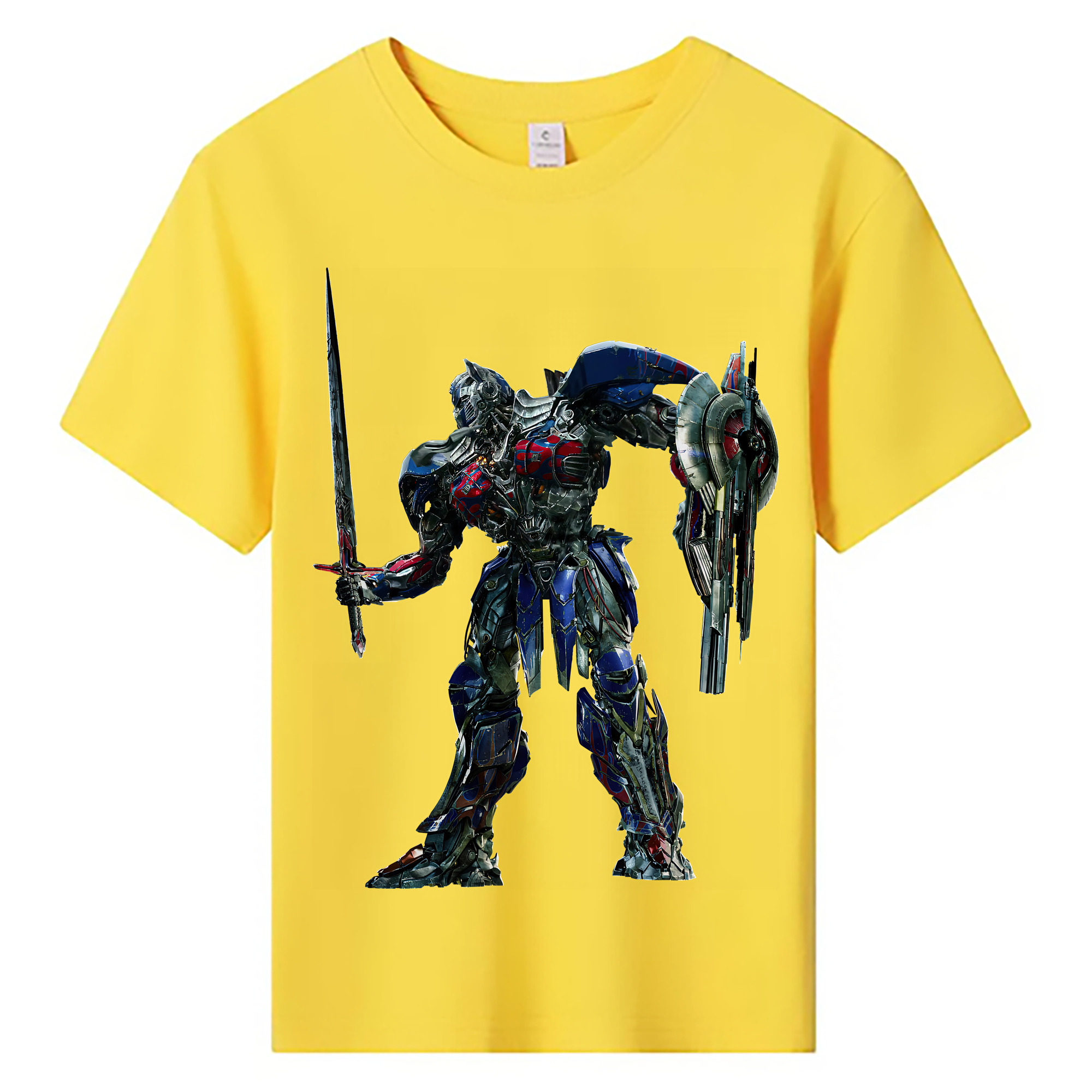 （画像用） Transformers トランスフォーマー 綿100％キッズTシャツ（フロントプリント）