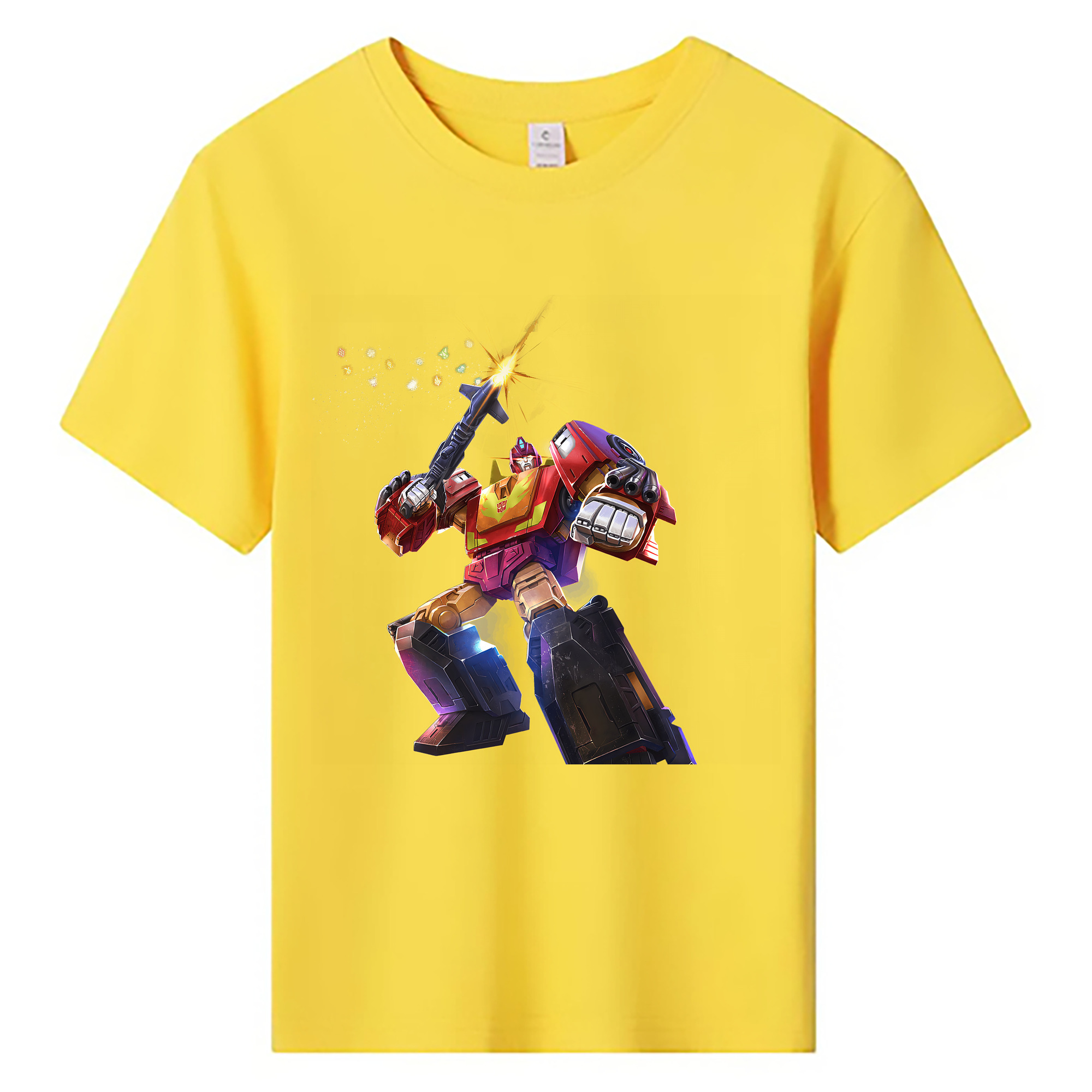 （画像用） Transformers トランスフォーマー 綿100％キッズTシャツ（フロントプリント）