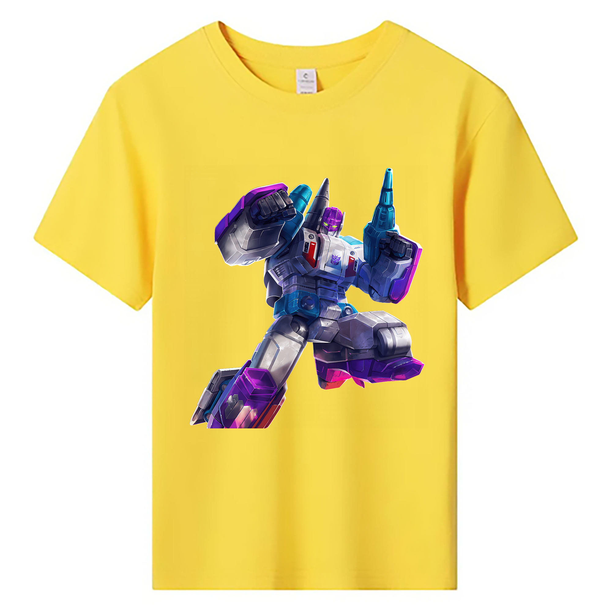 （画像用） Transformers トランスフォーマー 綿100％キッズTシャツ（フロントプリント）