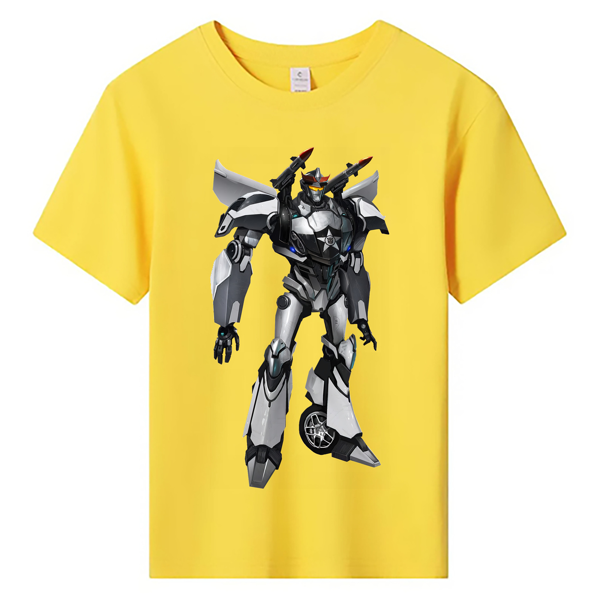 （画像用） Transformers トランスフォーマー 綿100％キッズTシャツ（フロントプリント）