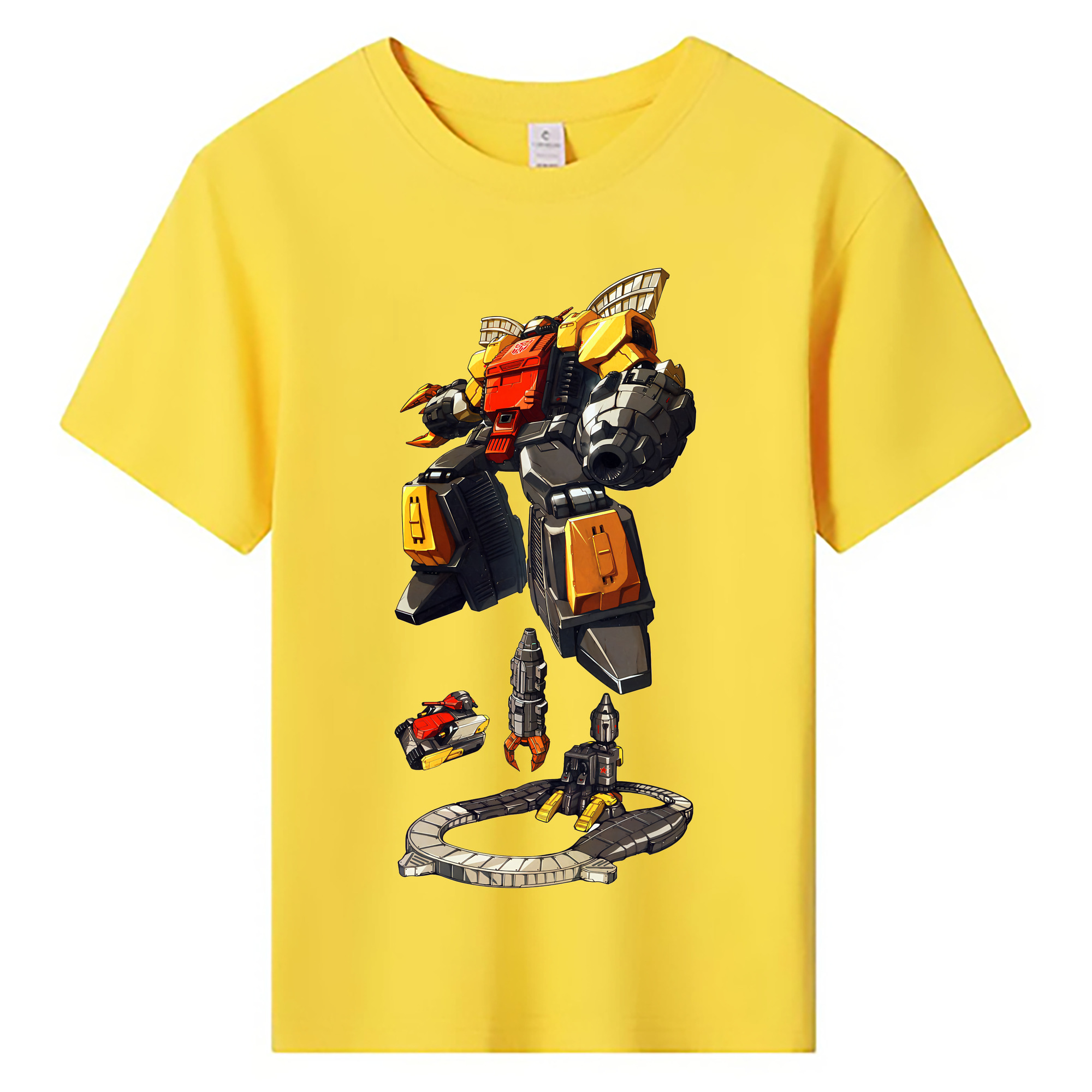 （画像用） Transformers トランスフォーマー 綿100％キッズTシャツ（フロントプリント）