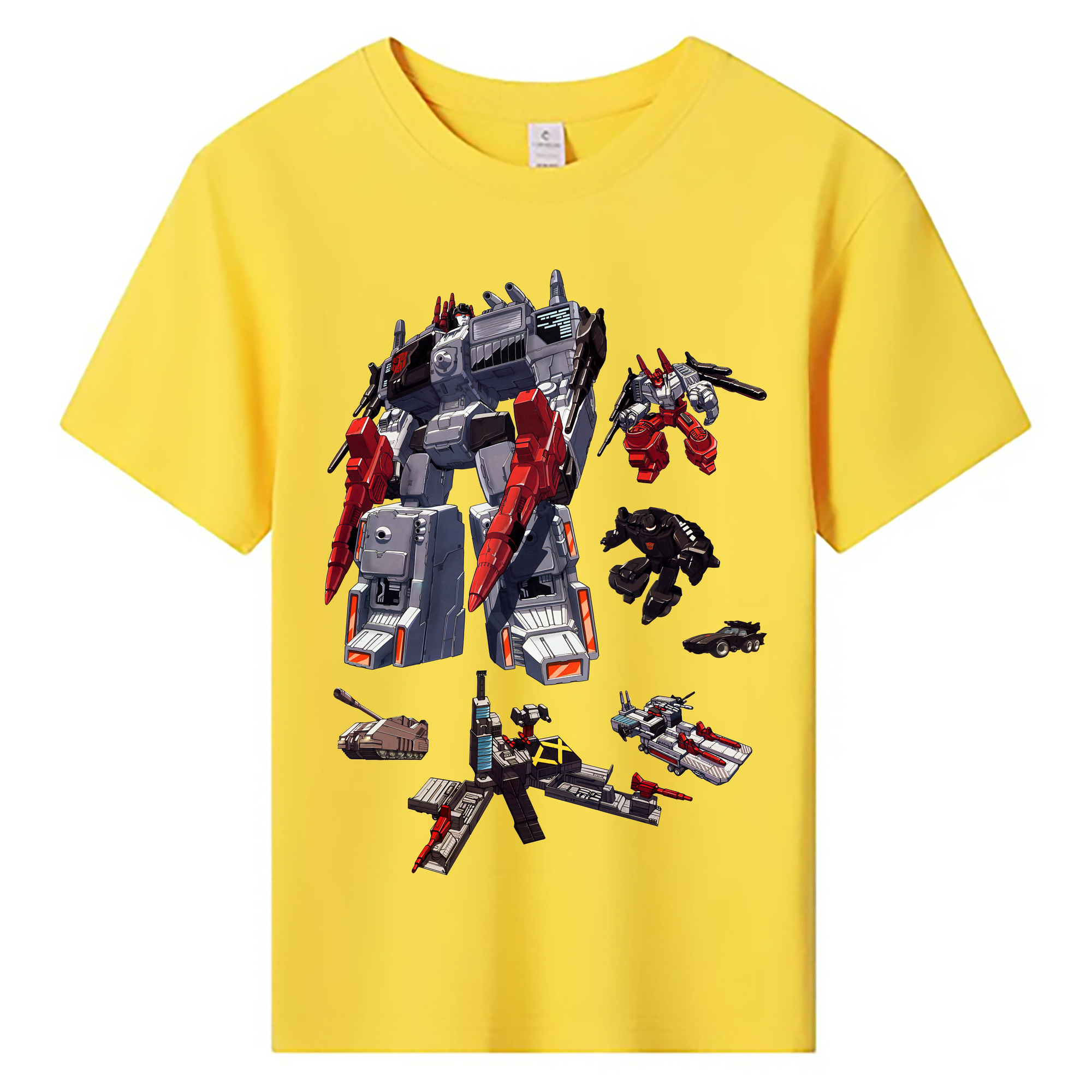 （画像用） Transformers トランスフォーマー 綿100％キッズTシャツ（フロントプリント）