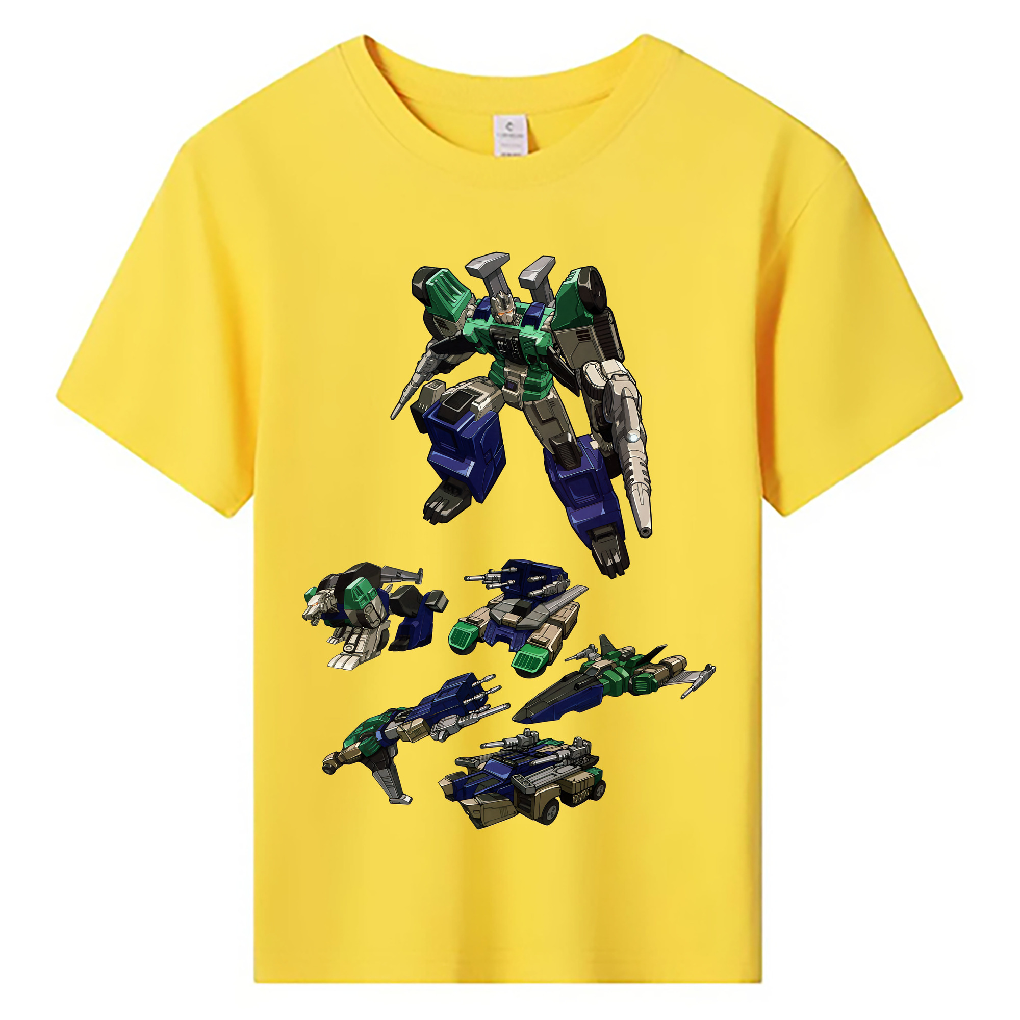 （画像用） Transformers トランスフォーマー 綿100％キッズTシャツ（フロントプリント）
