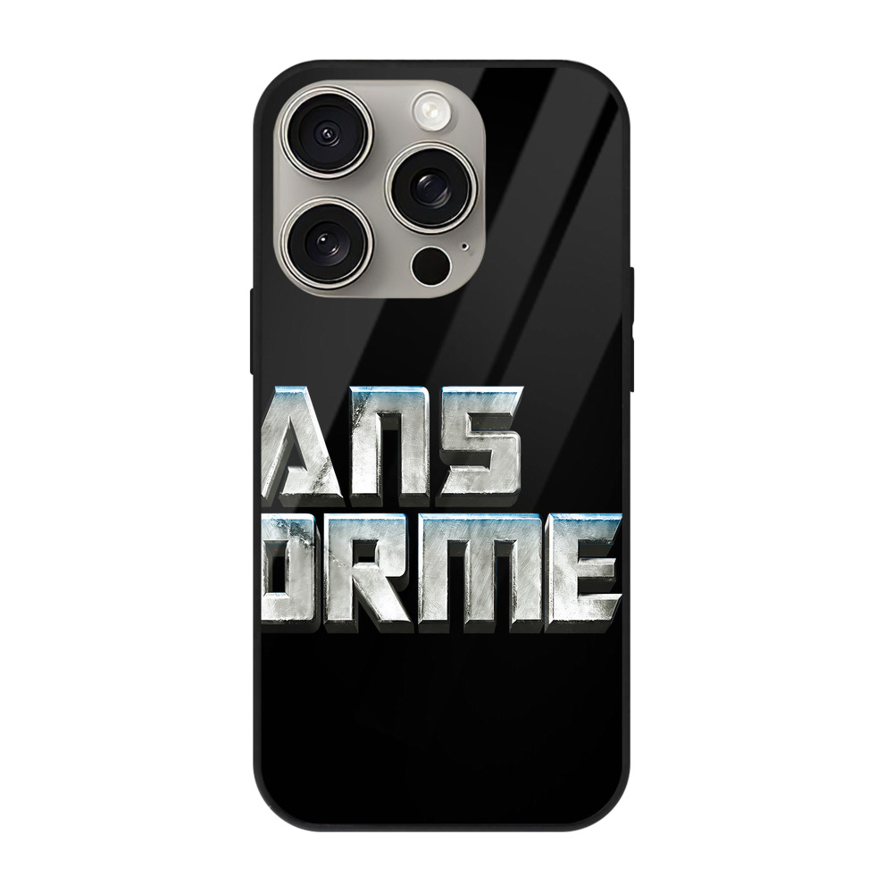 （画像用） Transformers トランスフォーマー 【iPhone15Pro対応】スマホケース 耐衝撃＆黄変防止 背面ガラス