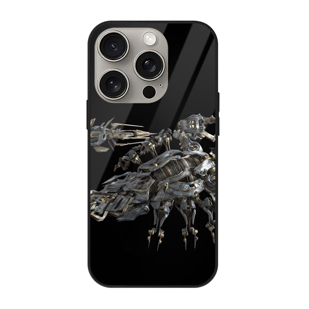 （画像用） Transformers トランスフォーマー 【iPhone15Pro対応】スマホケース 耐衝撃＆黄変防止 背面ガラス