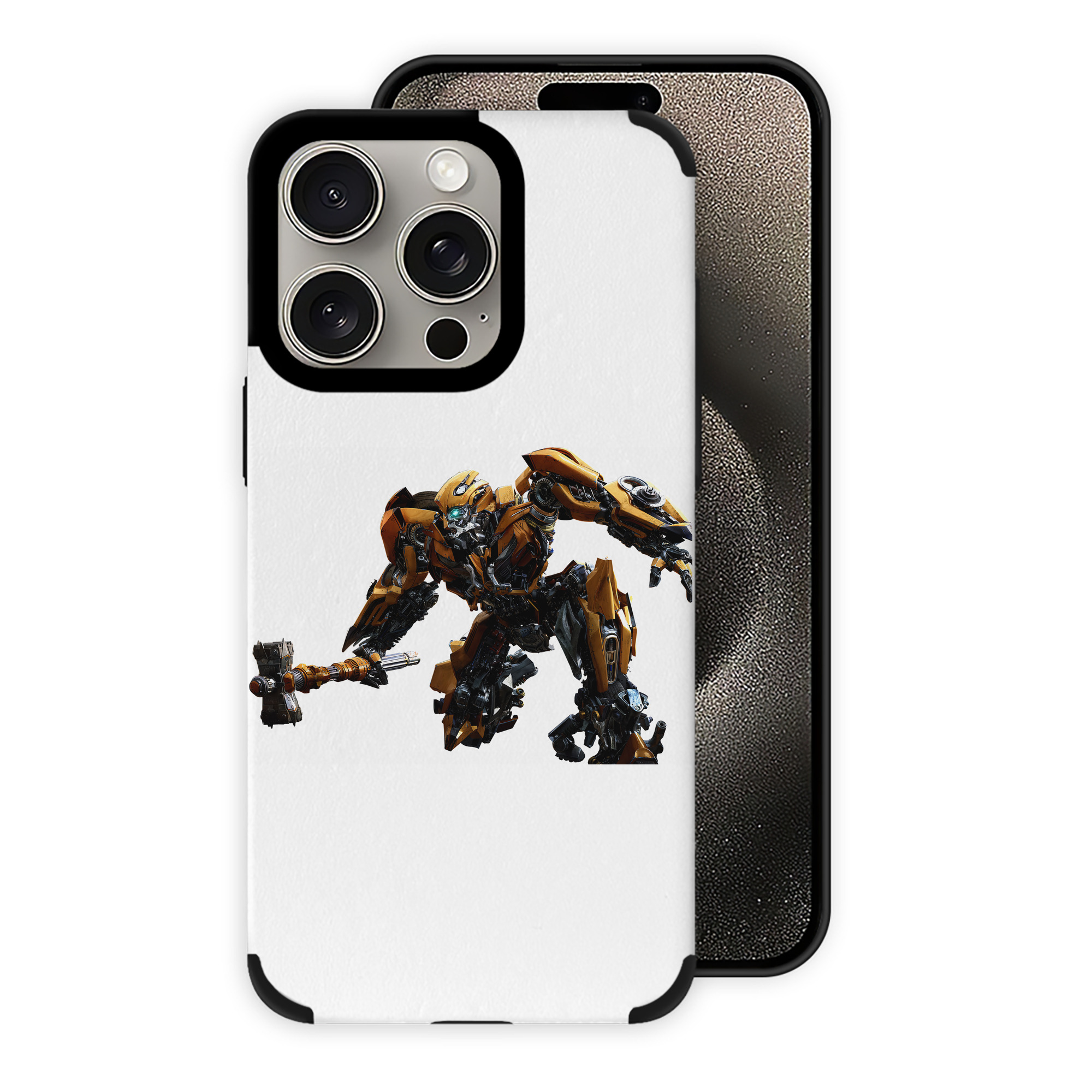 （画像用） Transformers トランスフォーマー 【iPhone15ProMax対応】 PUレザー スマホケース 耐衝撃＆黄変防止