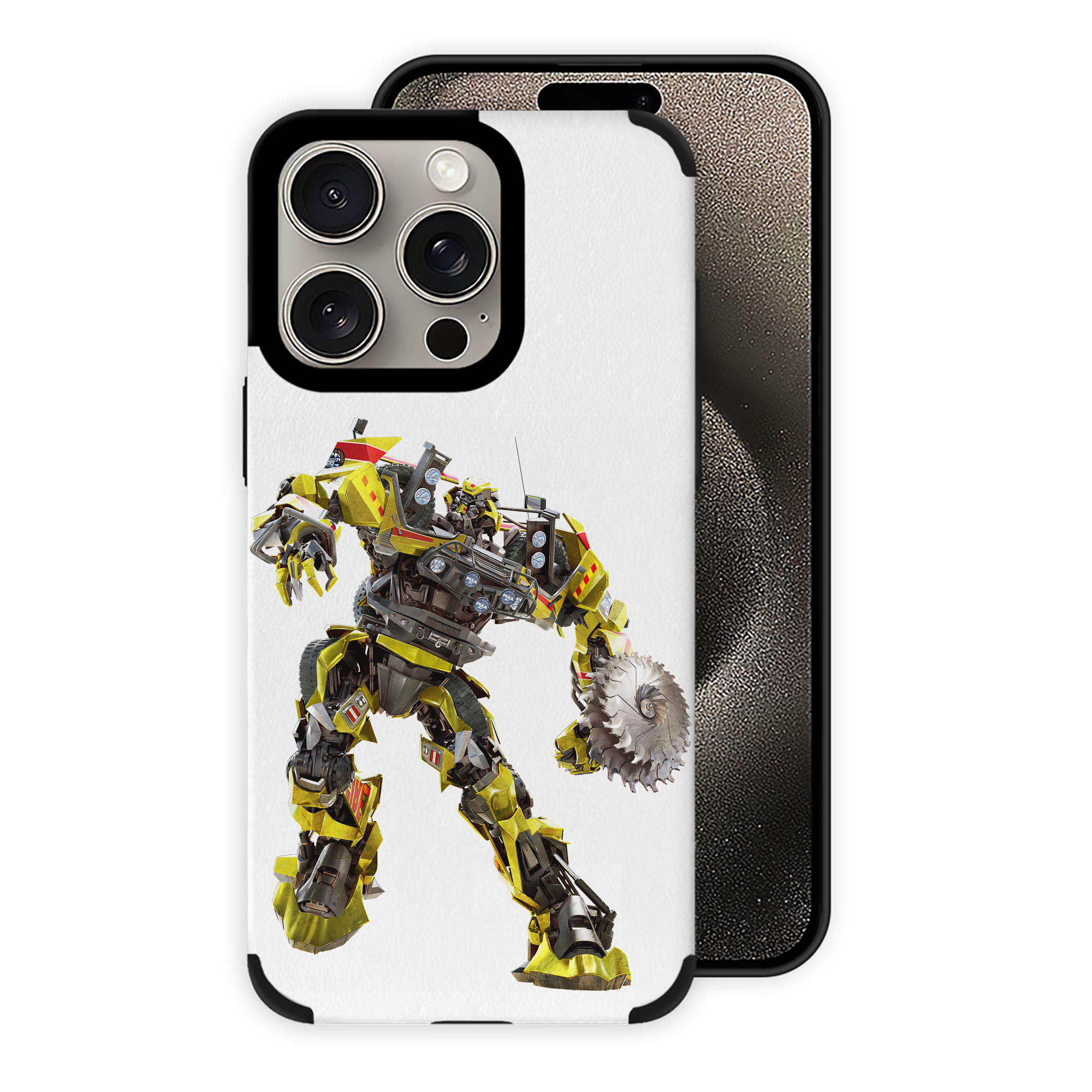 （画像用） Transformers トランスフォーマー 【iPhone15ProMax対応】 PUレザー スマホケース 耐衝撃＆黄変防止