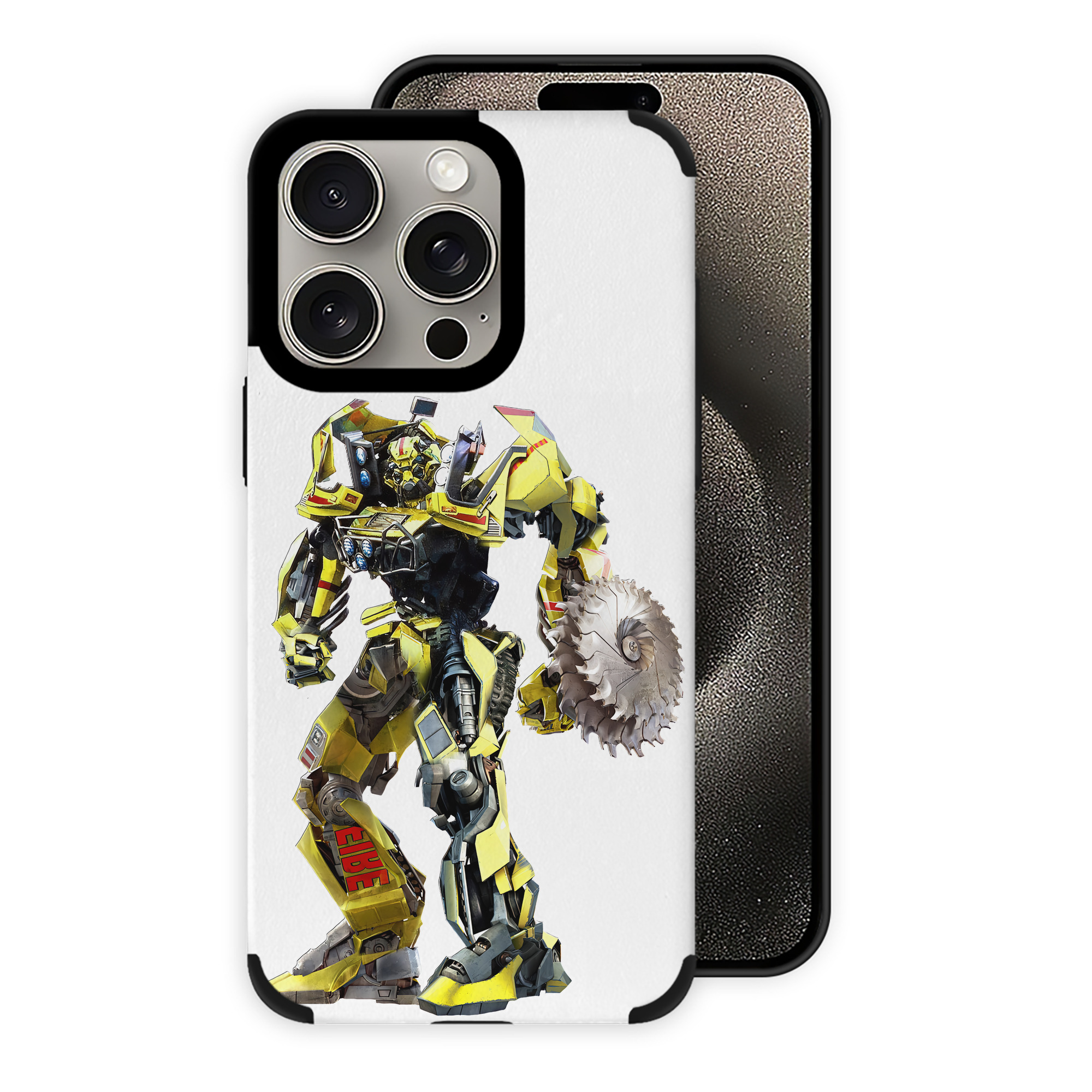 （画像用） Transformers トランスフォーマー 【iPhone15ProMax対応】 PUレザー スマホケース 耐衝撃＆黄変防止