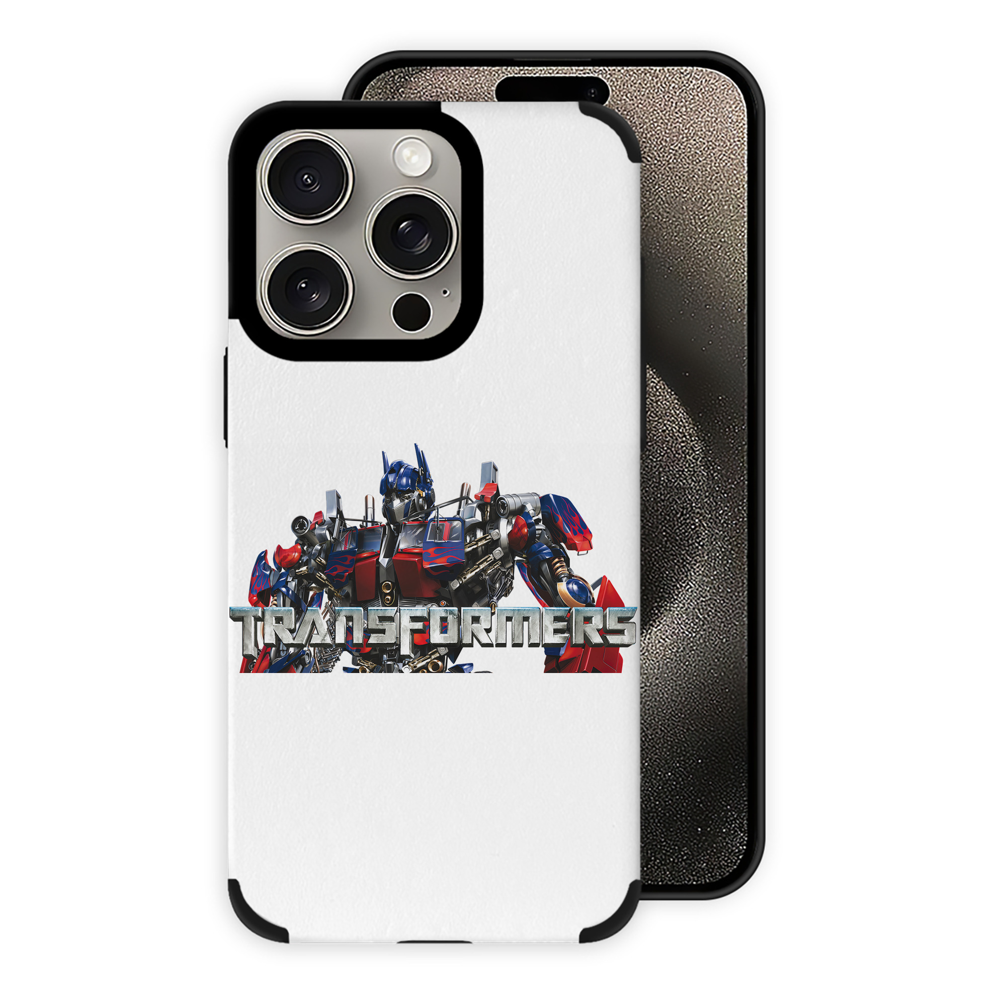 （画像用） Transformers トランスフォーマー 【iPhone15ProMax対応】 PUレザー スマホケース 耐衝撃＆黄変防止