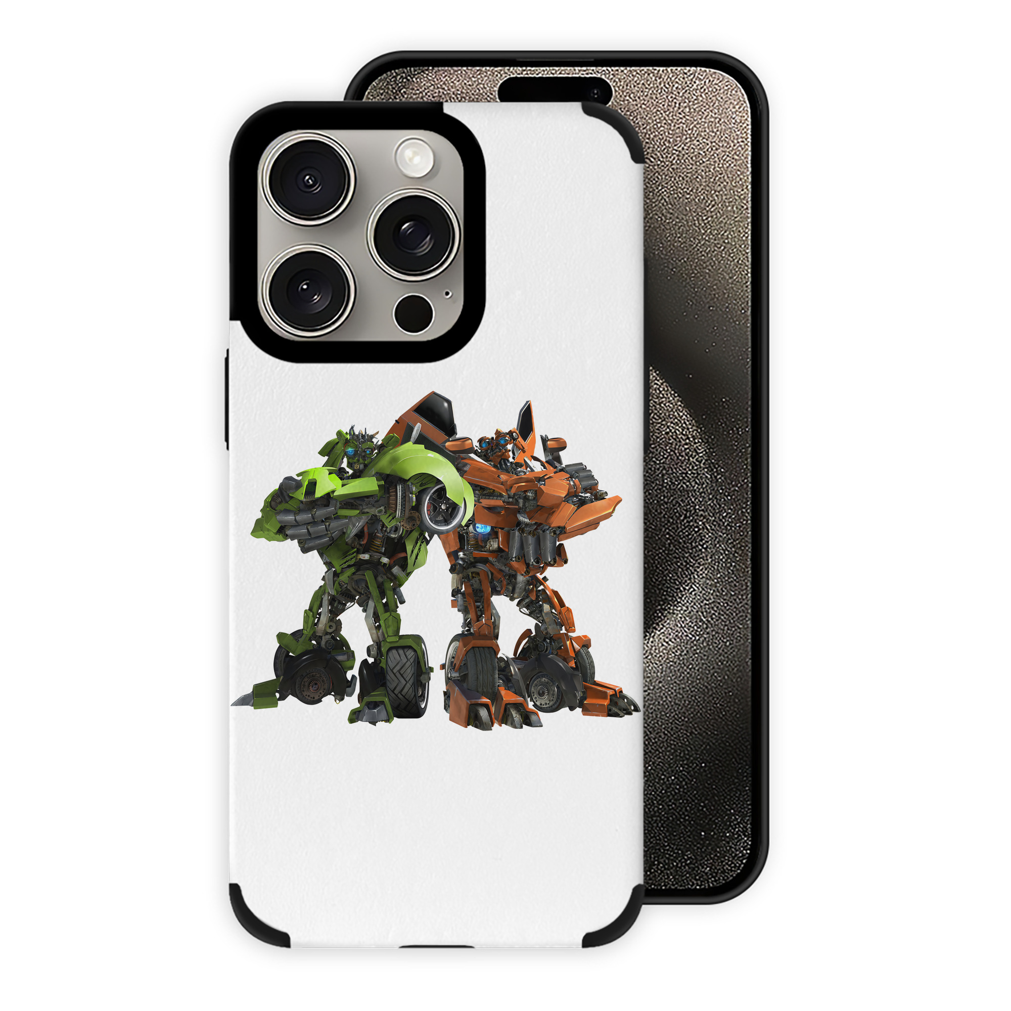 （画像用） Transformers トランスフォーマー 【iPhone15ProMax対応】 PUレザー スマホケース 耐衝撃＆黄変防止