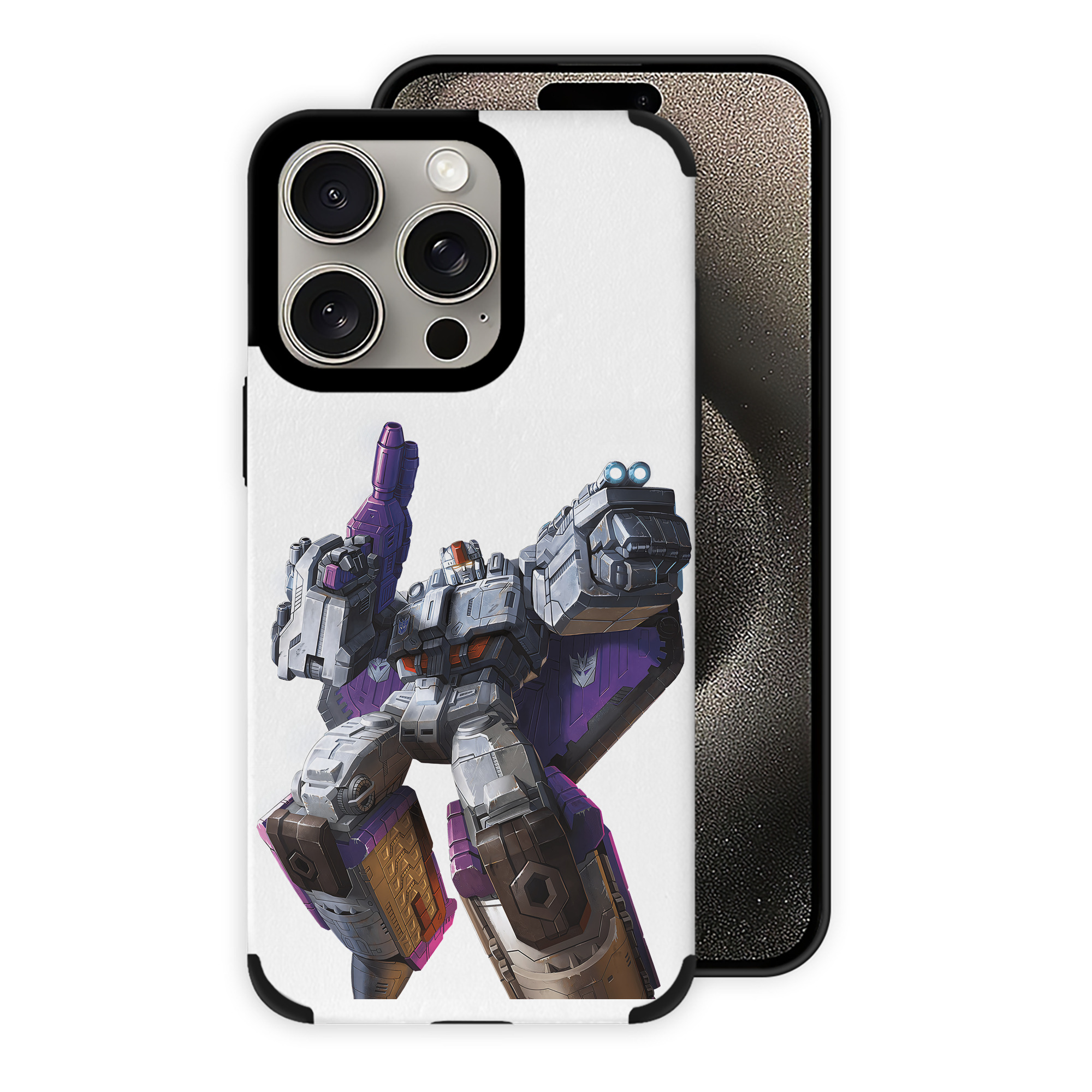 （画像用） Transformers トランスフォーマー 【iPhone15ProMax対応】 PUレザー スマホケース 耐衝撃＆黄変防止