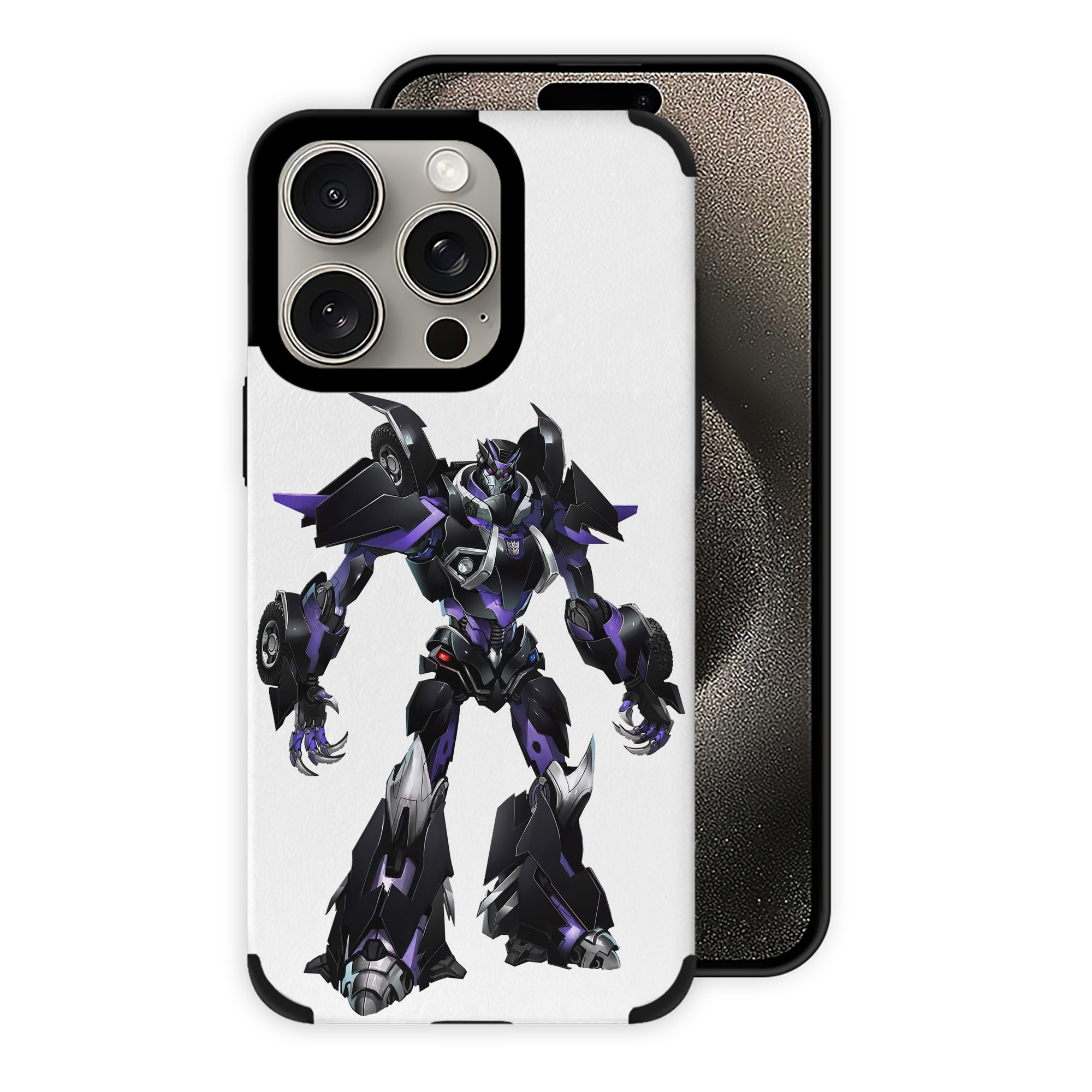 （画像用） Transformers トランスフォーマー 【iPhone15ProMax対応】 PUレザー スマホケース 耐衝撃＆黄変防止