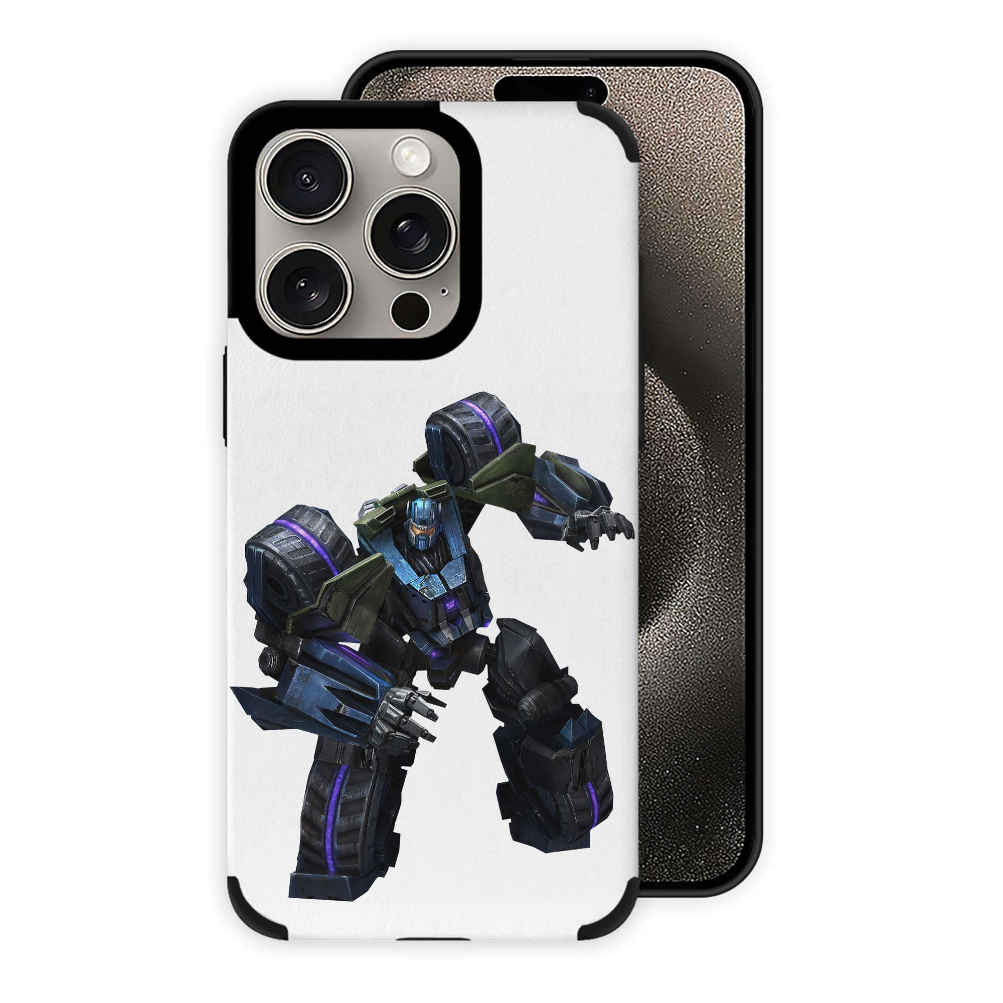 （画像用） Transformers トランスフォーマー 【iPhone15ProMax対応】 PUレザー スマホケース 耐衝撃＆黄変防止