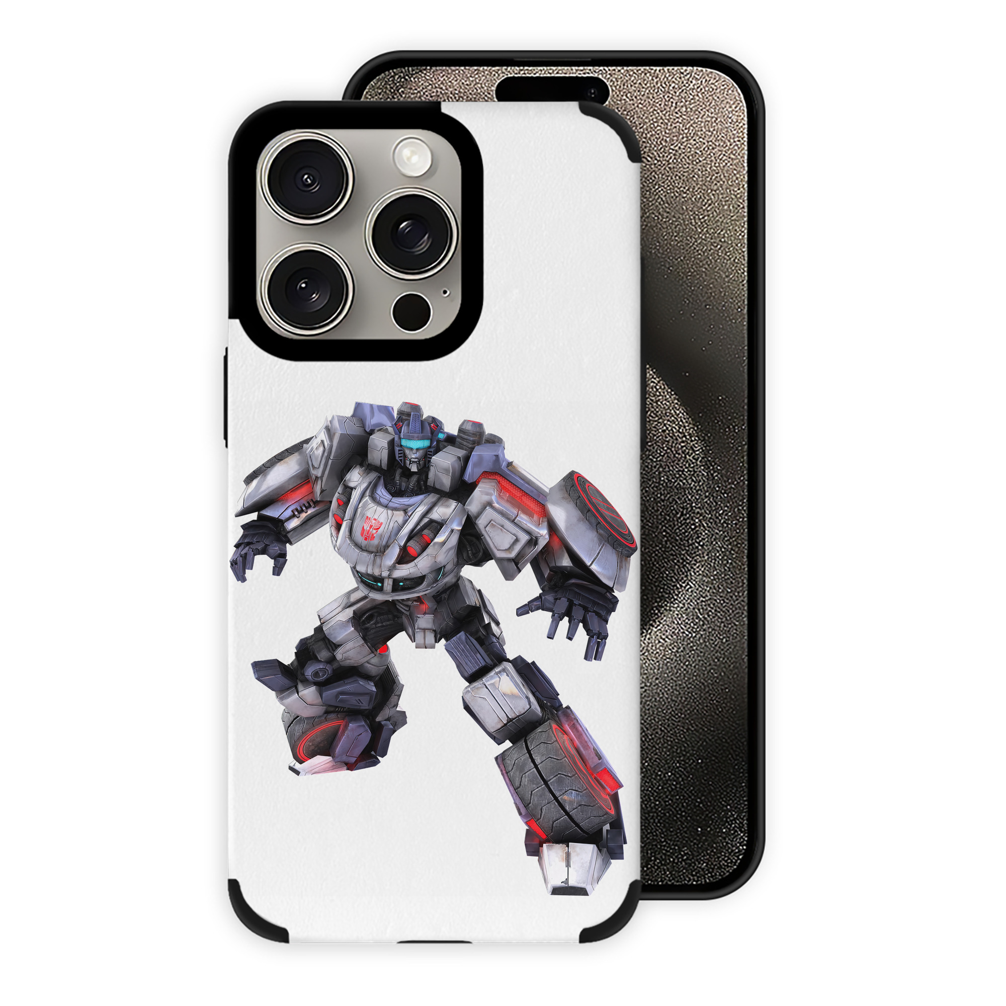 （画像用） Transformers トランスフォーマー 【iPhone15ProMax対応】 PUレザー スマホケース 耐衝撃＆黄変防止