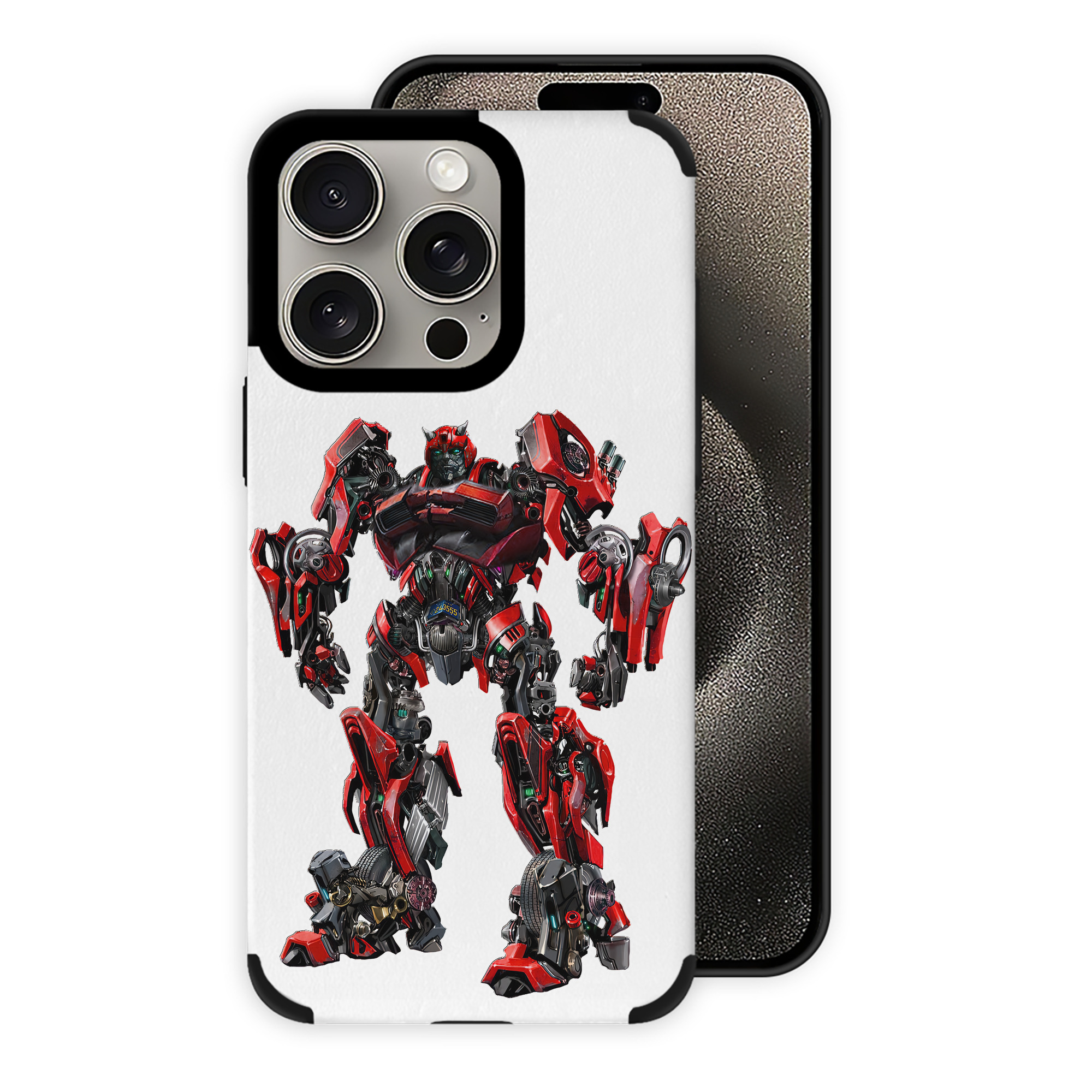 （画像用） Transformers トランスフォーマー 【iPhone15ProMax対応】 PUレザー スマホケース 耐衝撃＆黄変防止