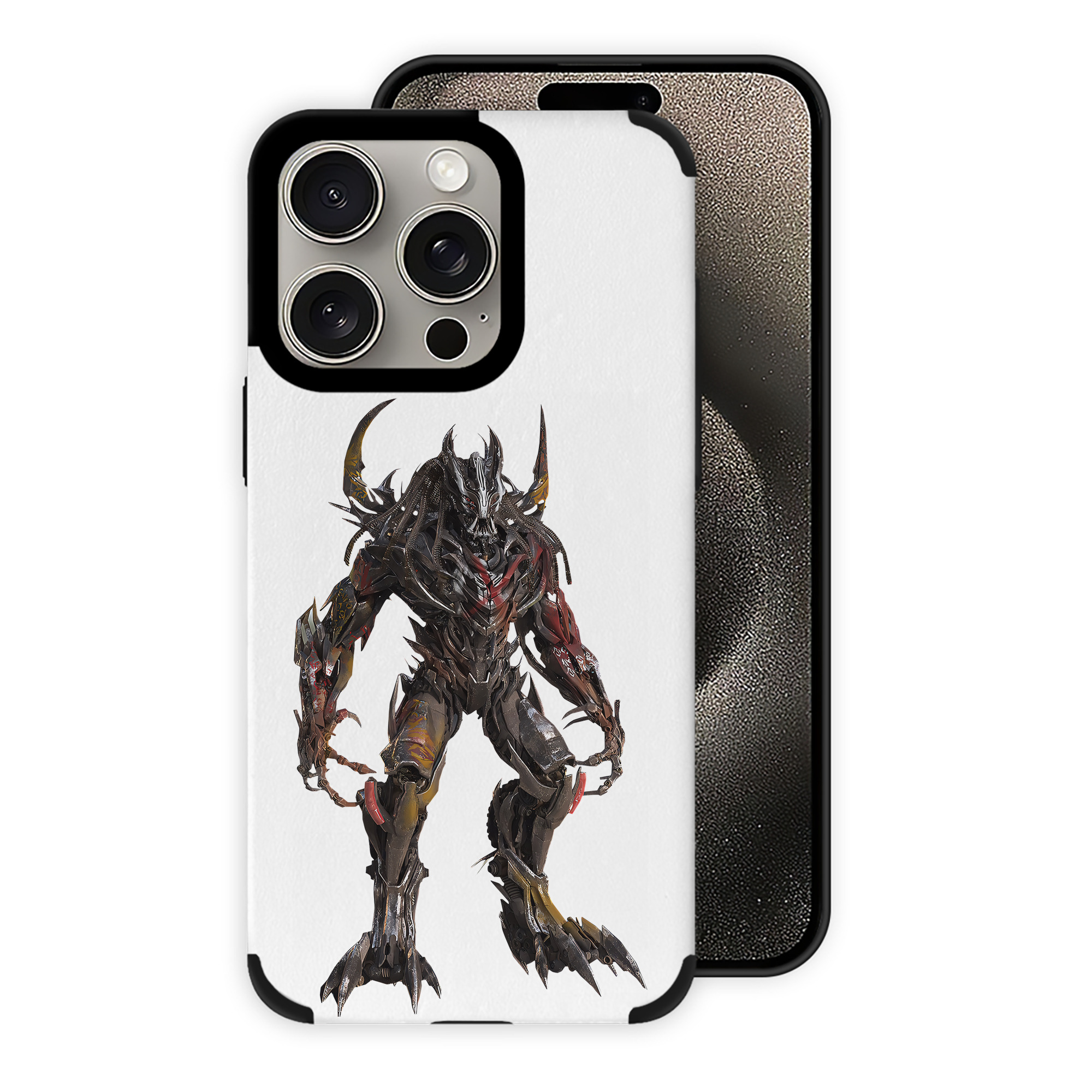 （画像用） Transformers トランスフォーマー 【iPhone15ProMax対応】 PUレザー スマホケース 耐衝撃＆黄変防止