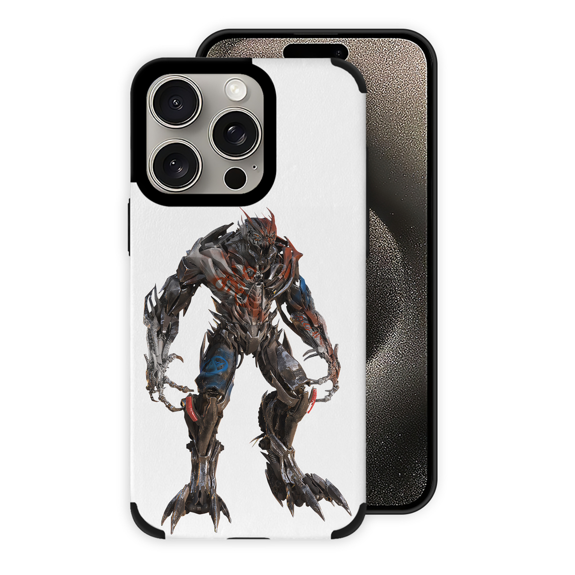 （画像用） Transformers トランスフォーマー 【iPhone15ProMax対応】 PUレザー スマホケース 耐衝撃＆黄変防止