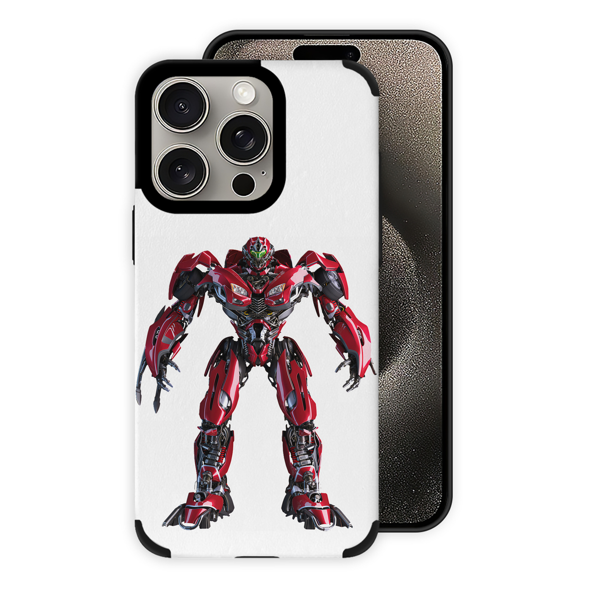 （画像用） Transformers トランスフォーマー 【iPhone15ProMax対応】 PUレザー スマホケース 耐衝撃＆黄変防止