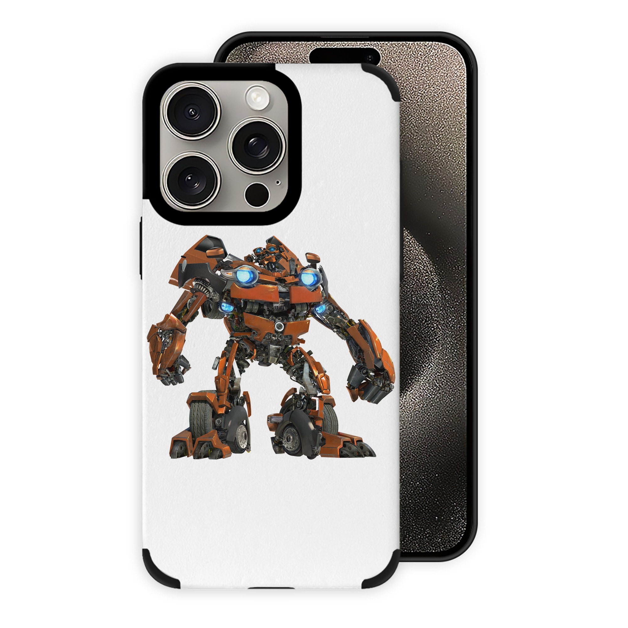 （画像用） Transformers トランスフォーマー 【iPhone15ProMax対応】 PUレザー スマホケース 耐衝撃＆黄変防止