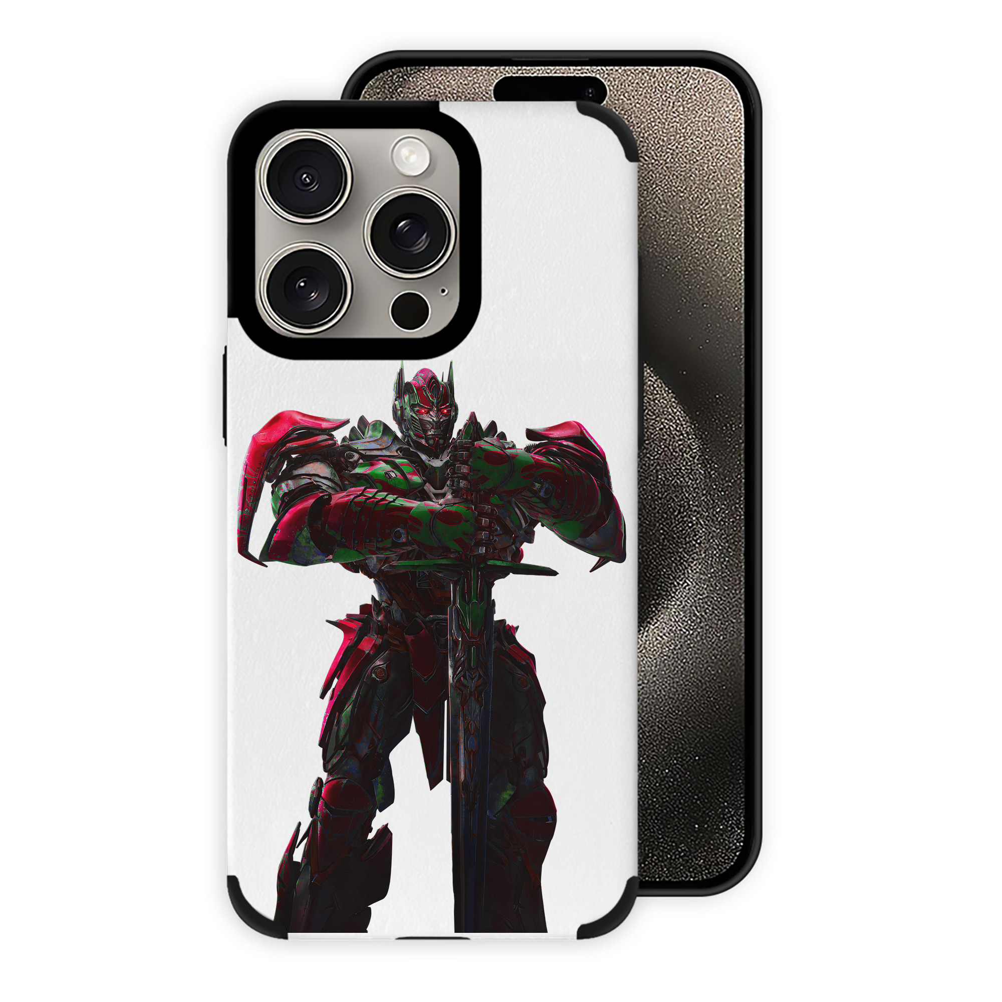 （画像用） Transformers トランスフォーマー 【iPhone15ProMax対応】 PUレザー スマホケース 耐衝撃＆黄変防止