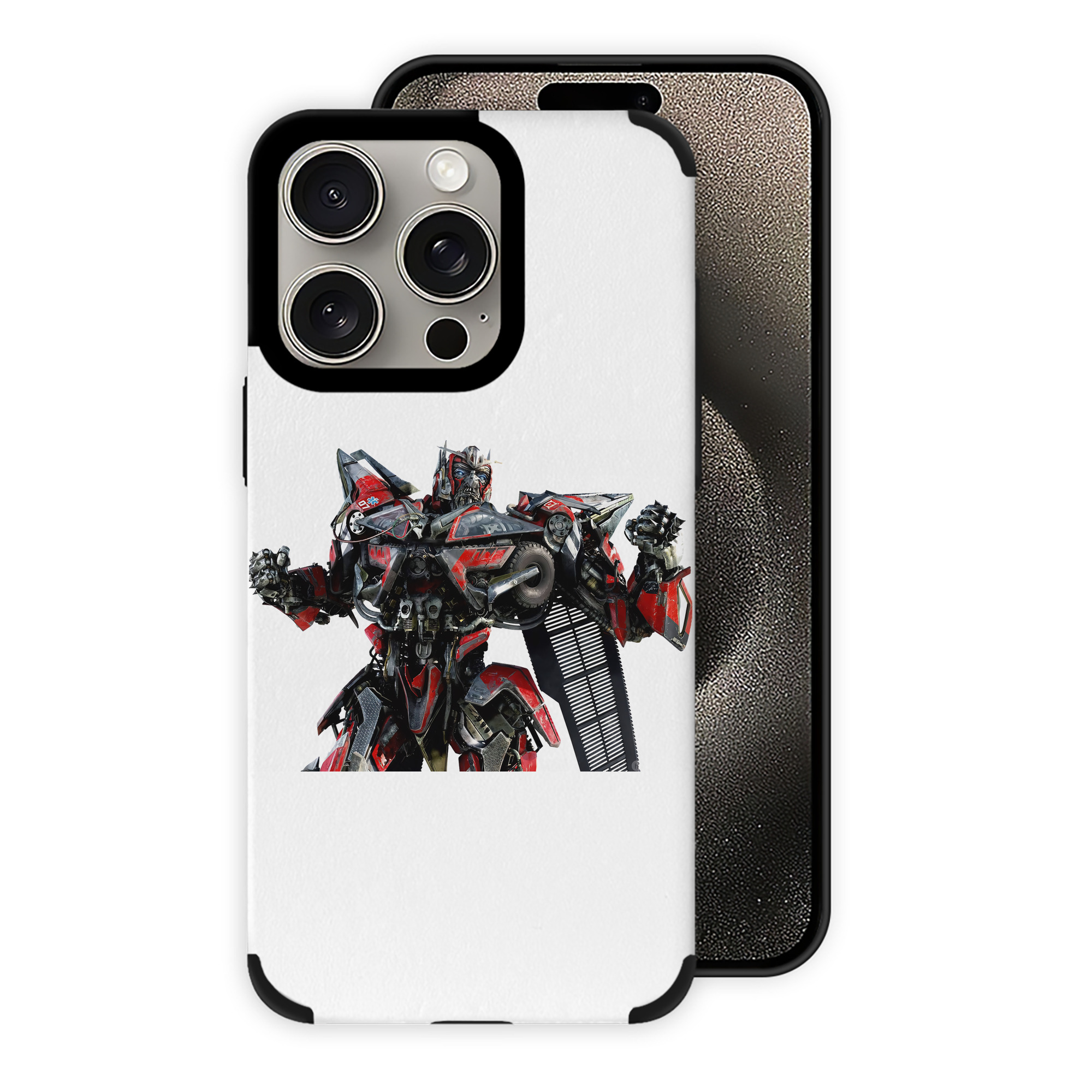 （画像用） Transformers トランスフォーマー 【iPhone15ProMax対応】 PUレザー スマホケース 耐衝撃＆黄変防止