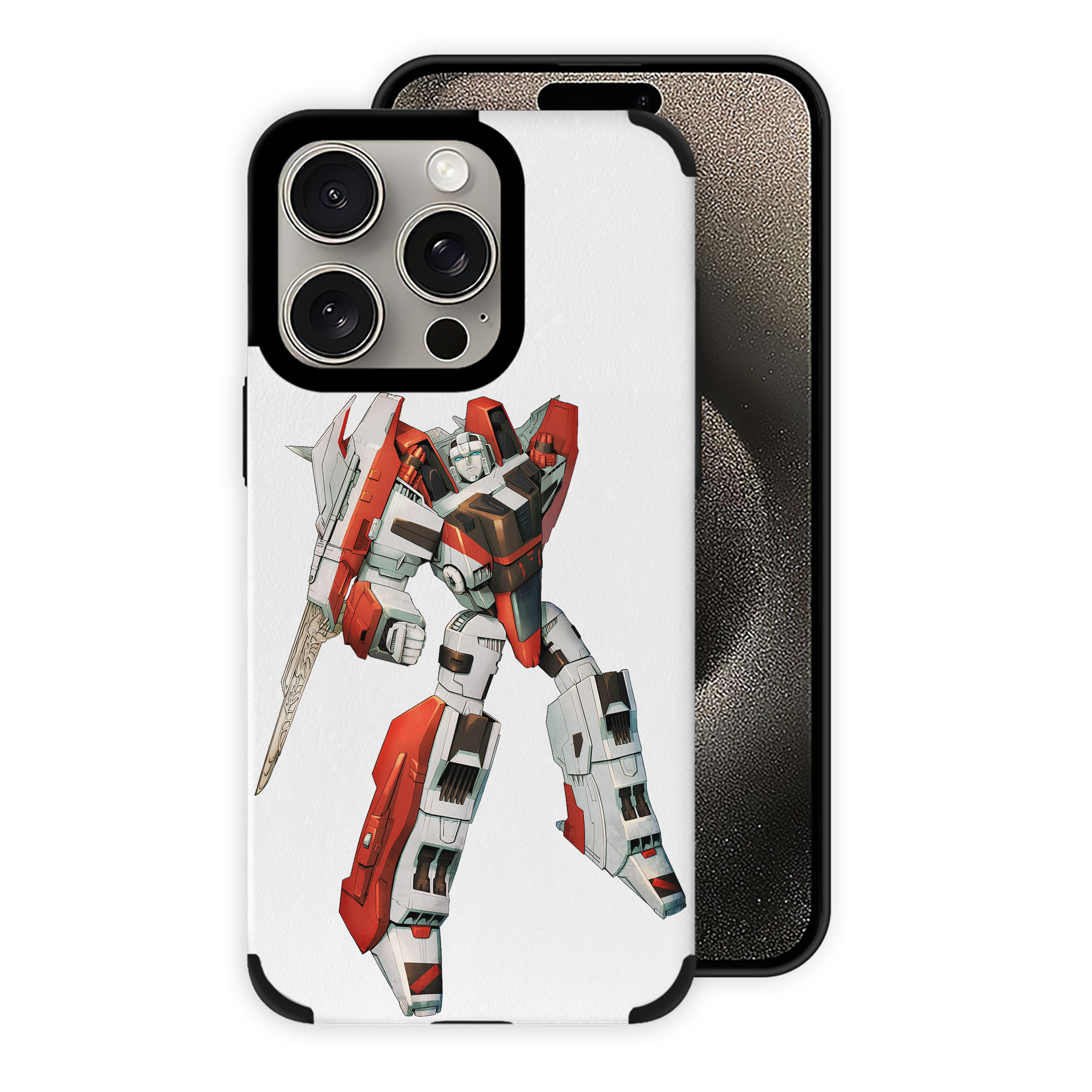 （画像用） Transformers トランスフォーマー 【iPhone15ProMax対応】 PUレザー スマホケース 耐衝撃＆黄変防止