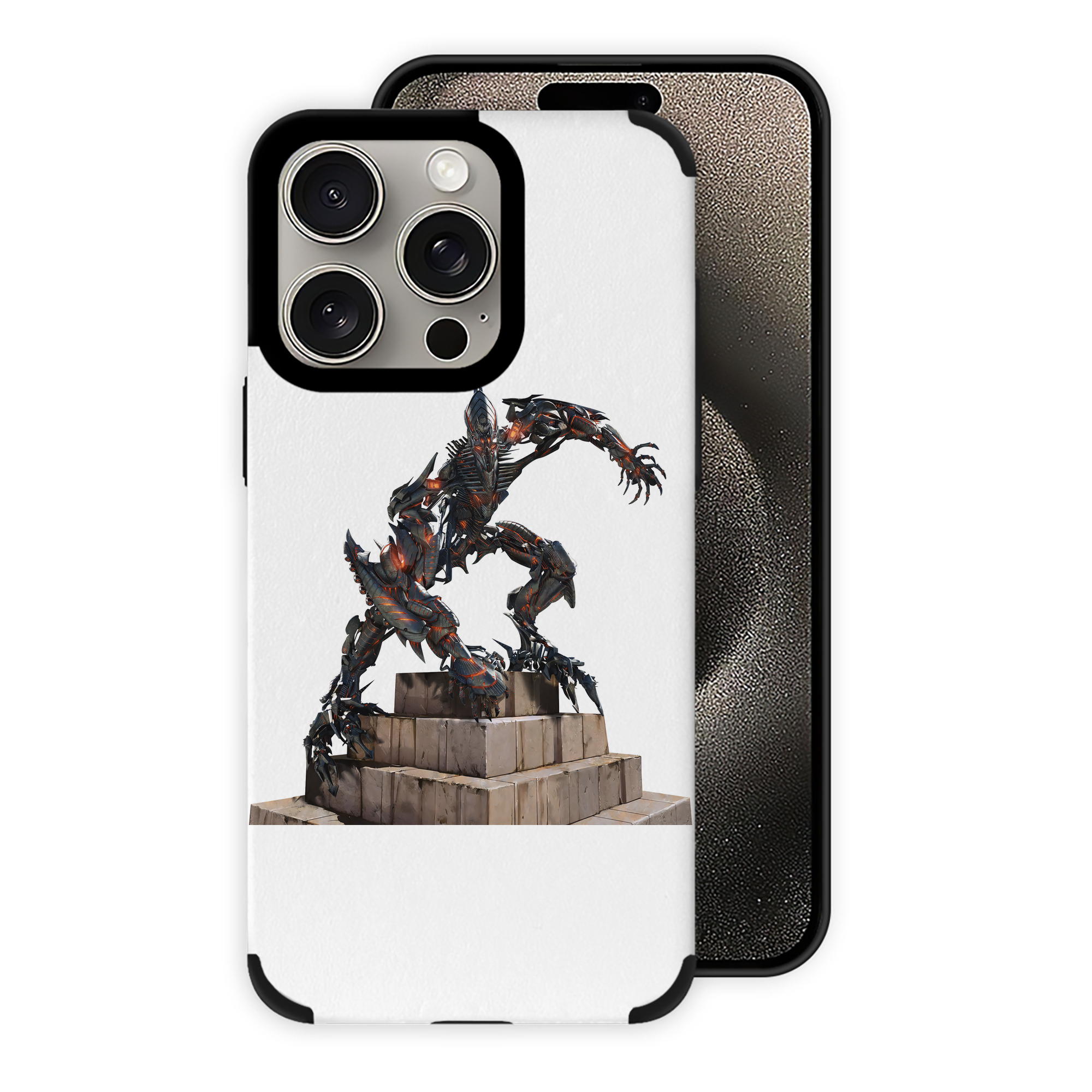 （画像用） Transformers トランスフォーマー 【iPhone15ProMax対応】 PUレザー スマホケース 耐衝撃＆黄変防止
